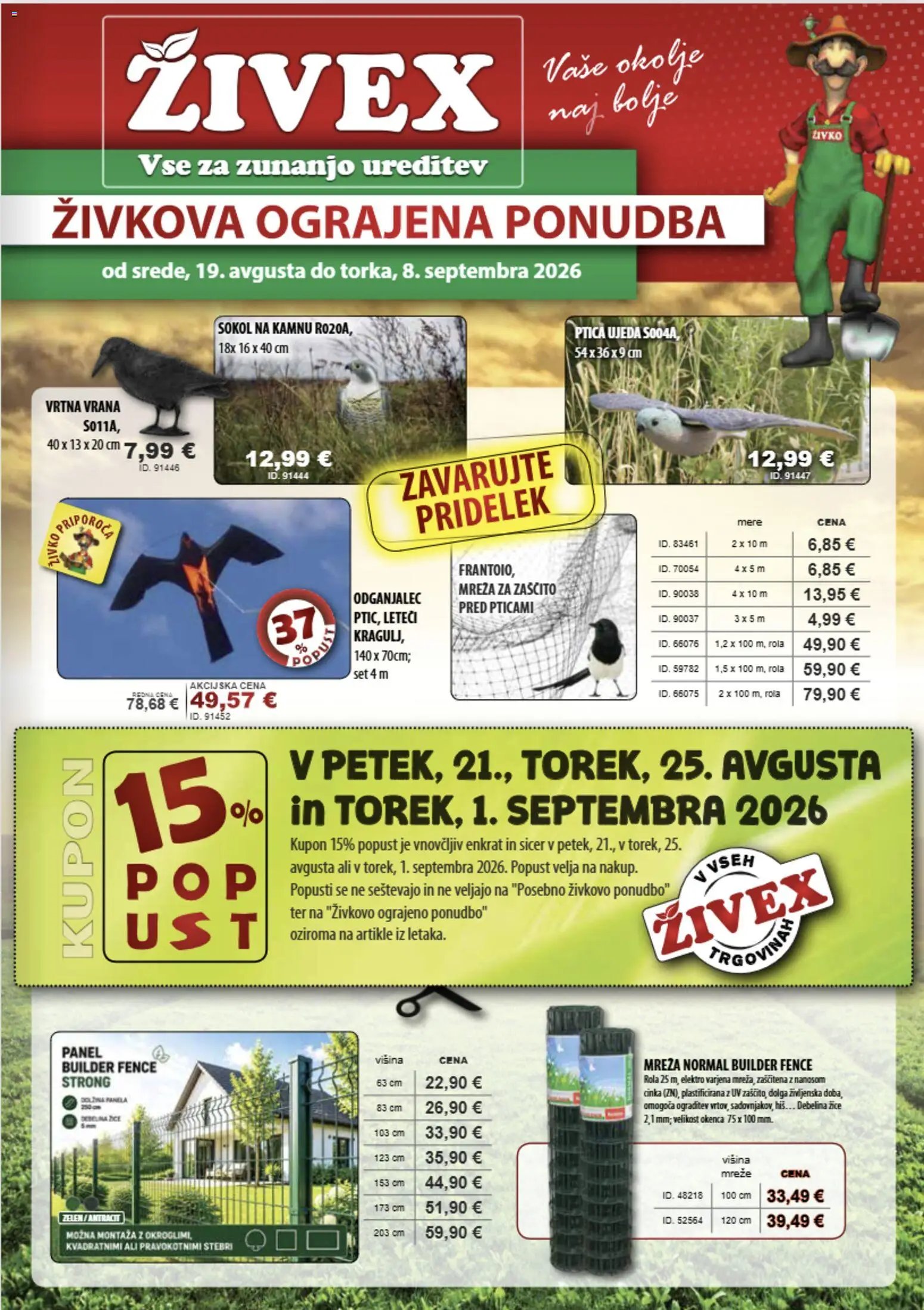Živex katalog