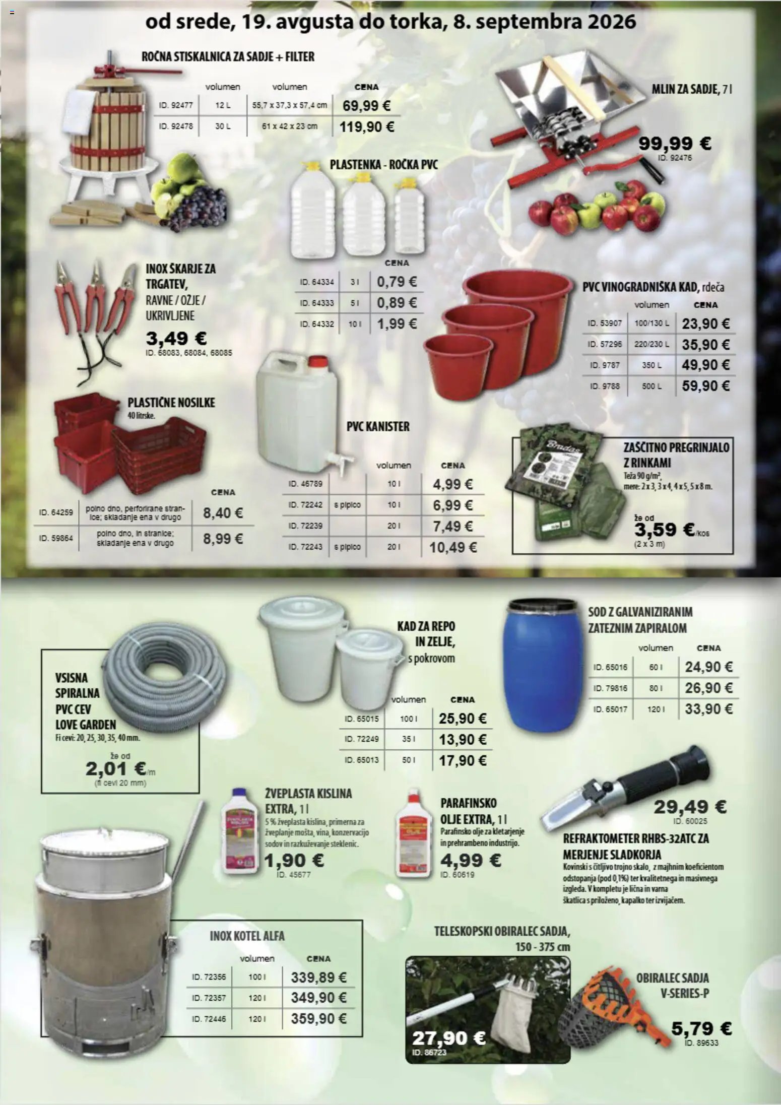 Živex katalog