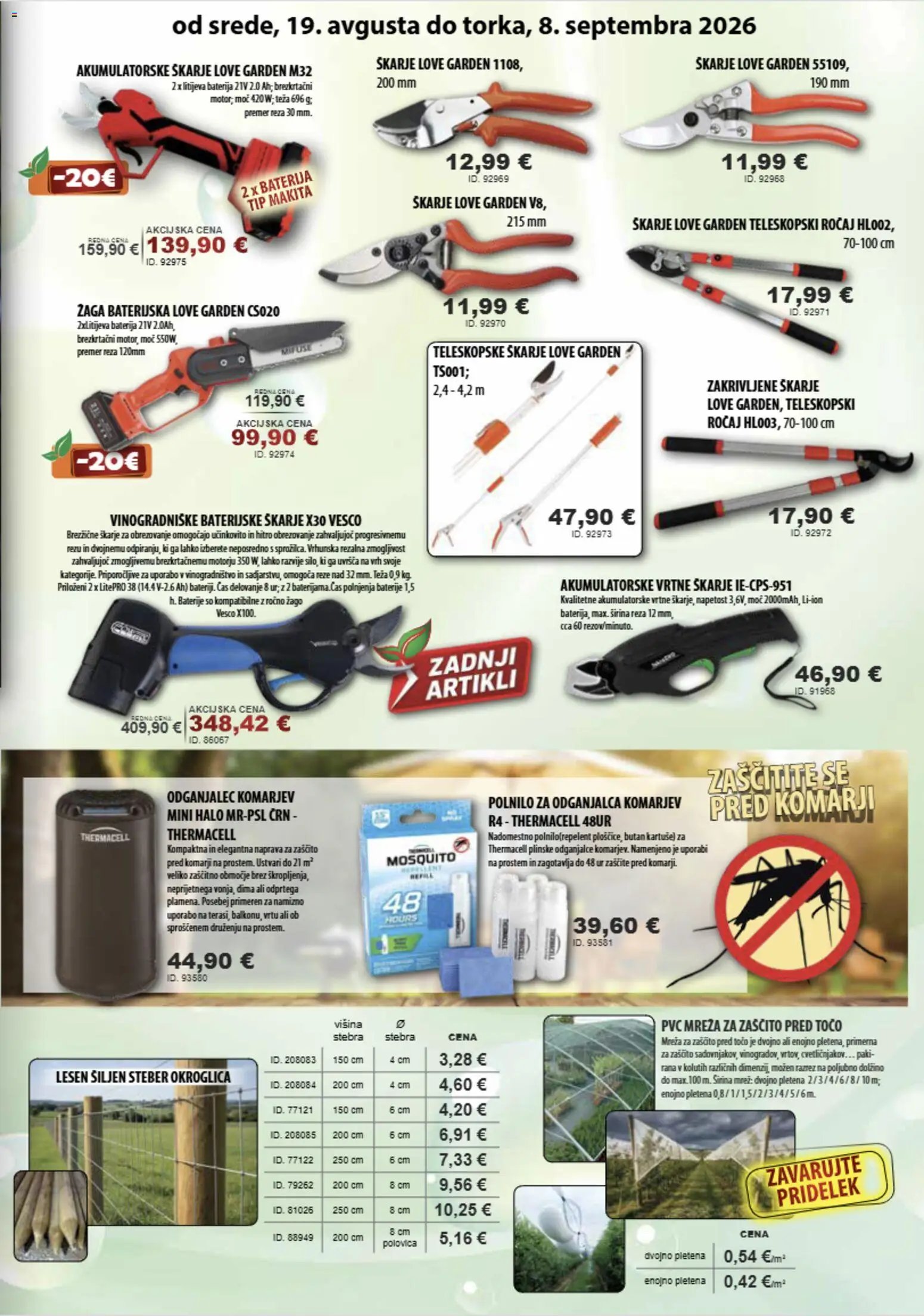 Živex katalog