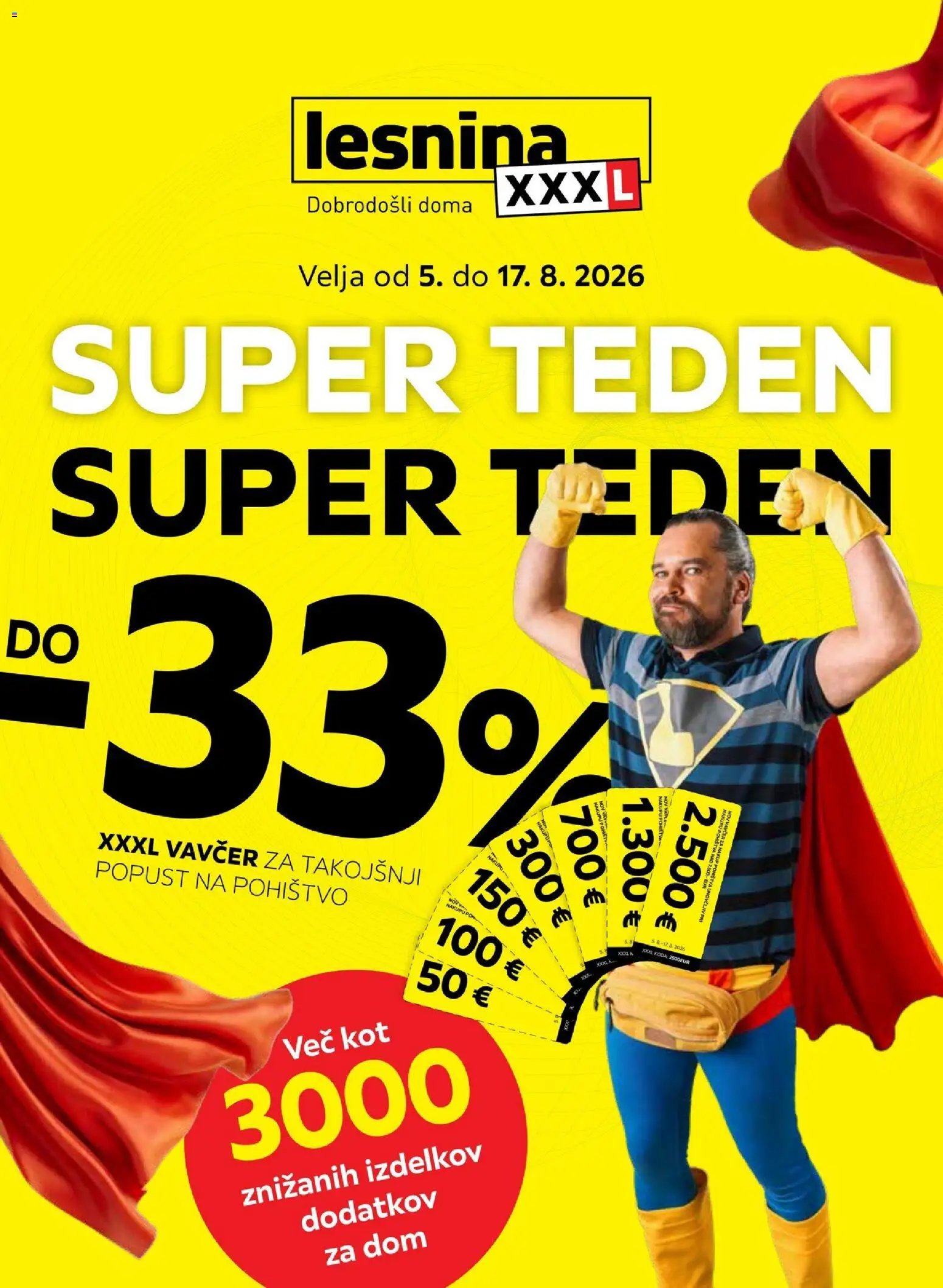 XXXL Lesnina katalog super teden