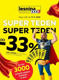 XXXL Lesnina katalog super teden