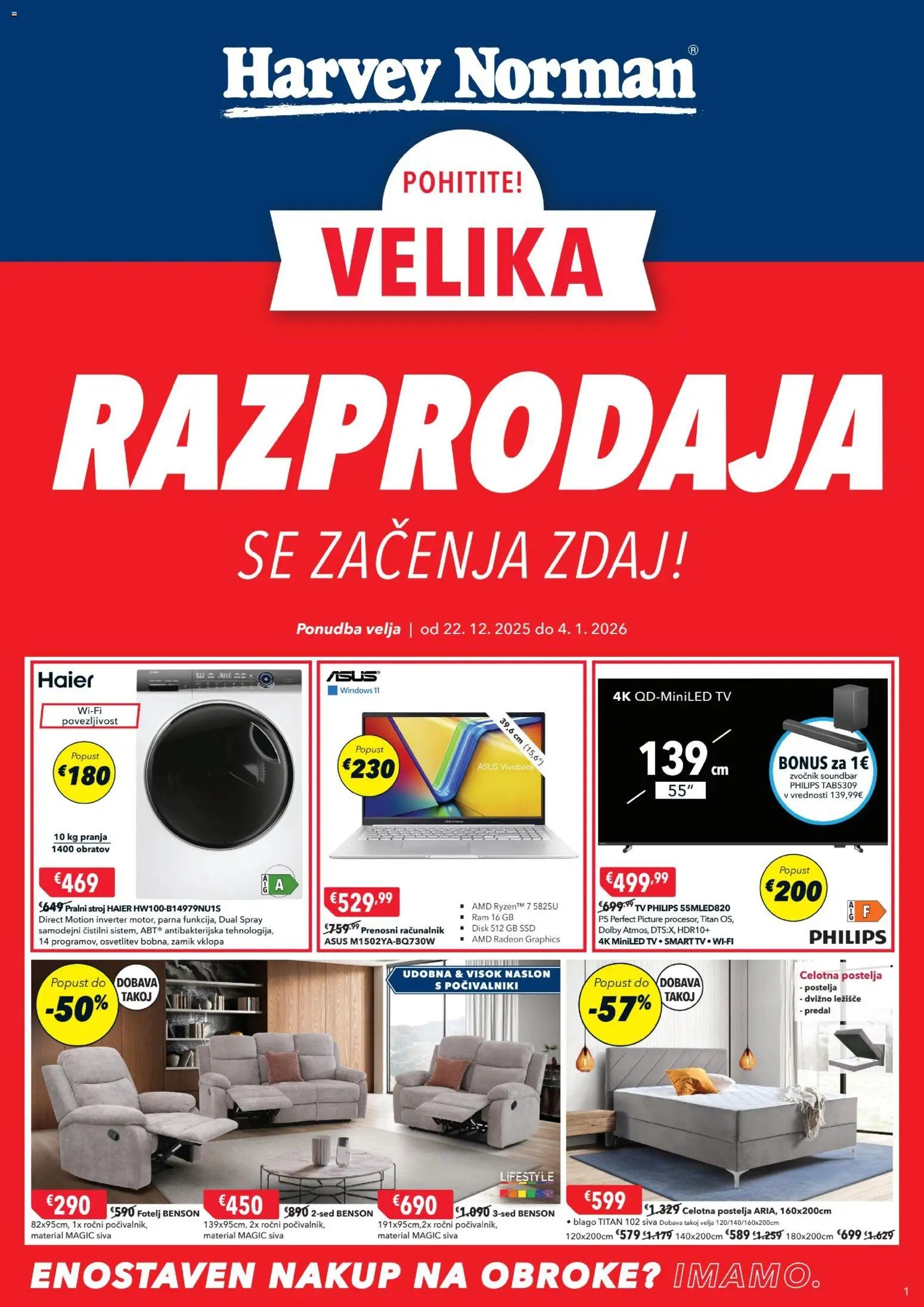 Harvey Norman katalog (2025-12-22 - 2026-01-04)