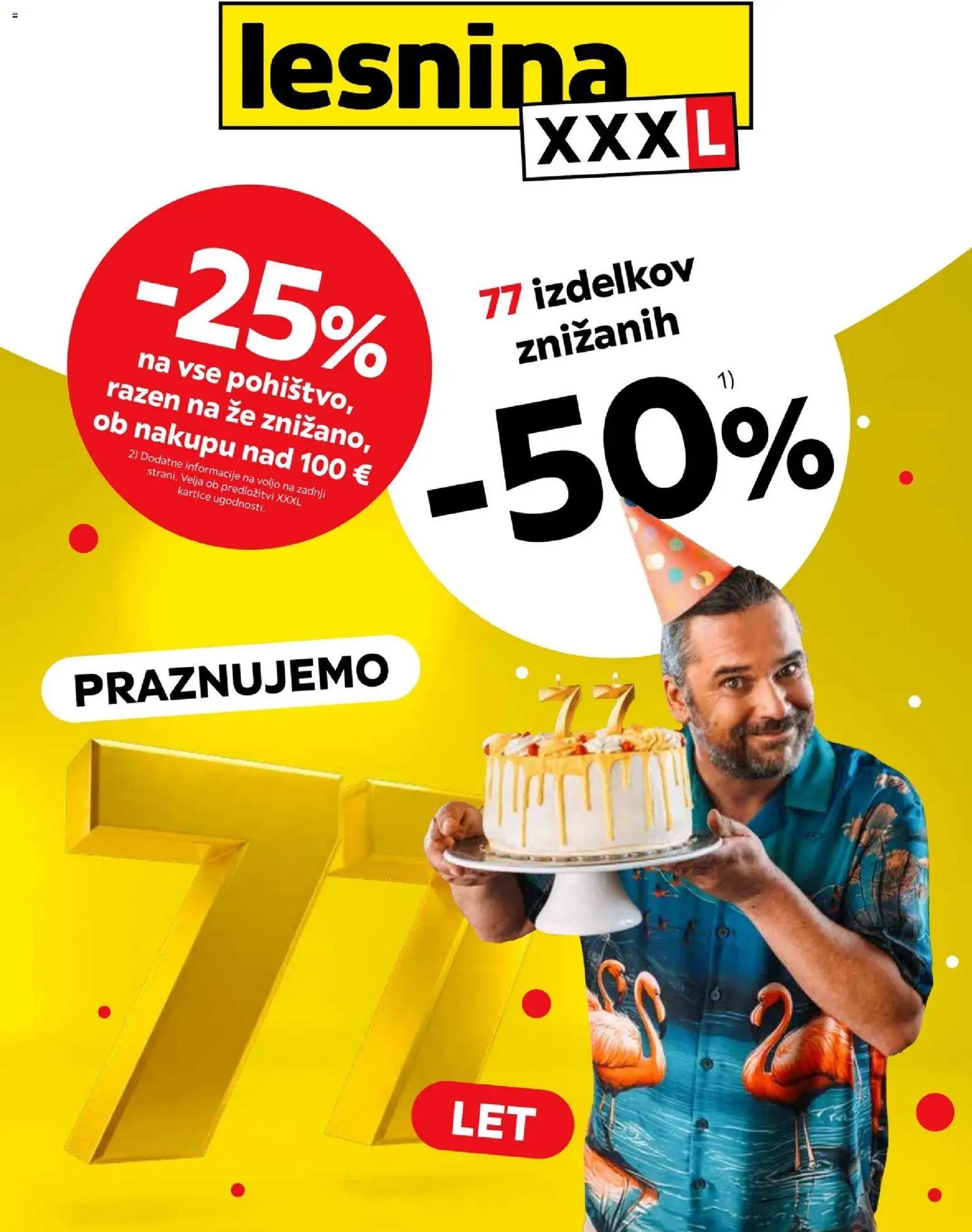XXXL Lesnina katalog praznujemo 77 let