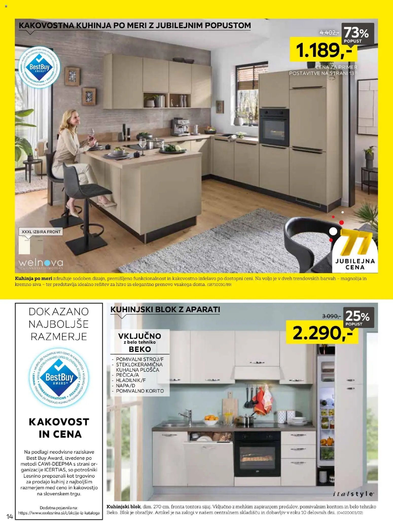 XXXL Lesnina katalog praznujemo 77 let