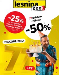 XXXL Lesnina katalog praznujemo 77 let