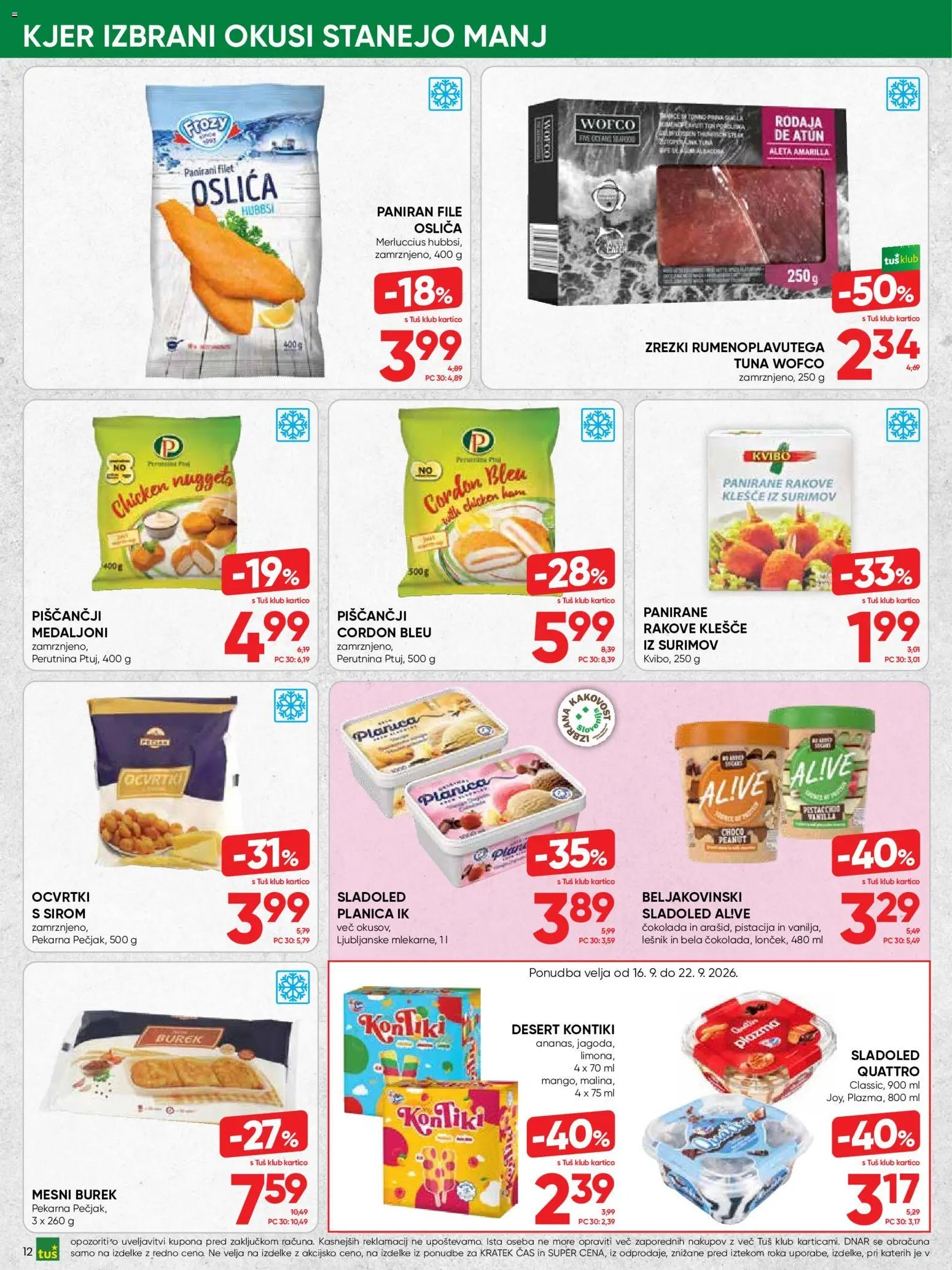 Tuš katalog