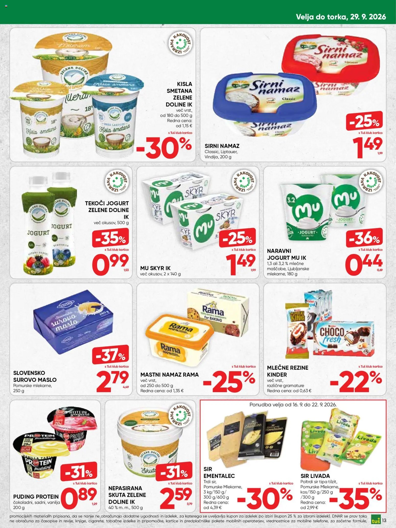 Tuš katalog