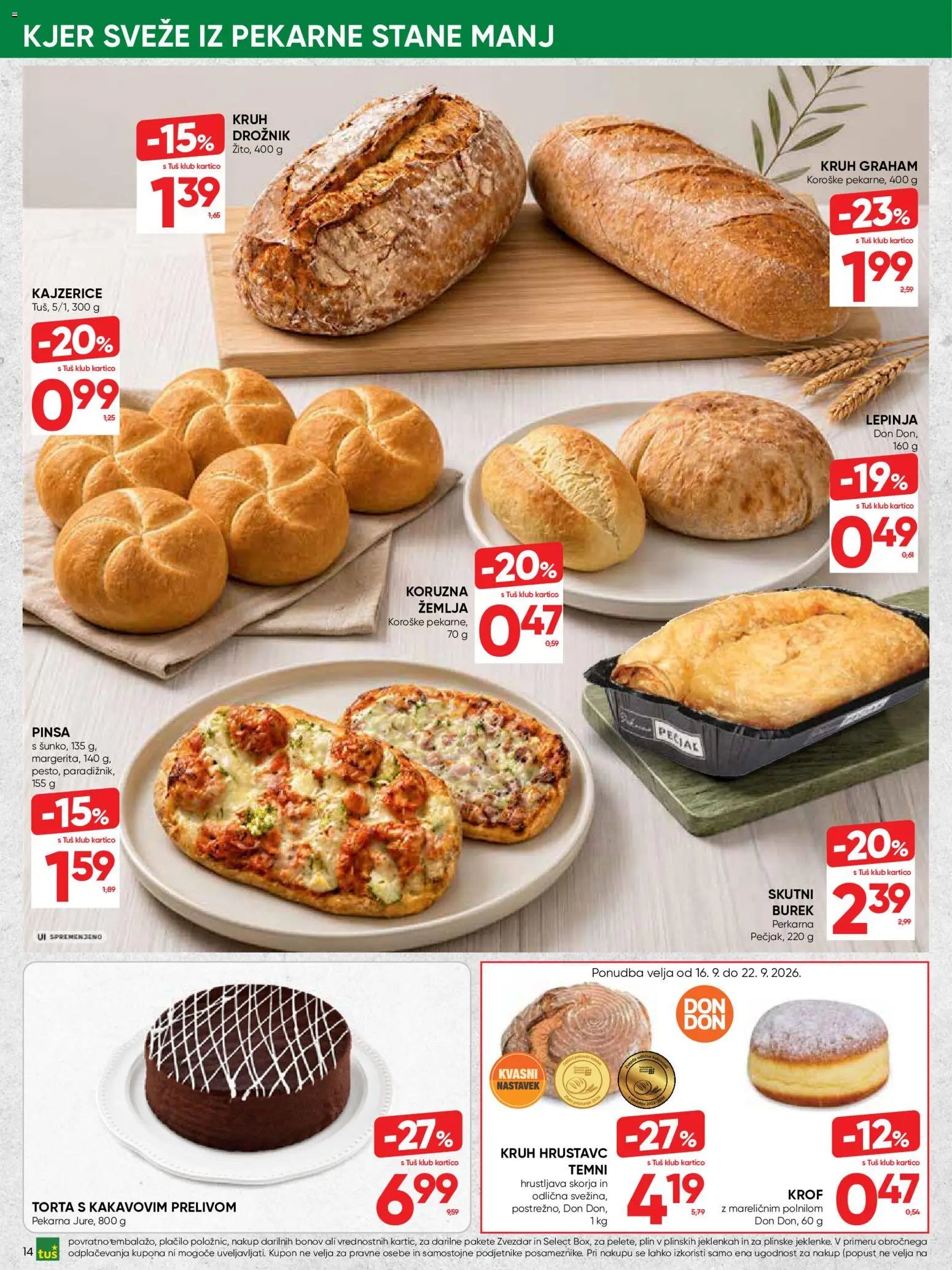 Tuš katalog