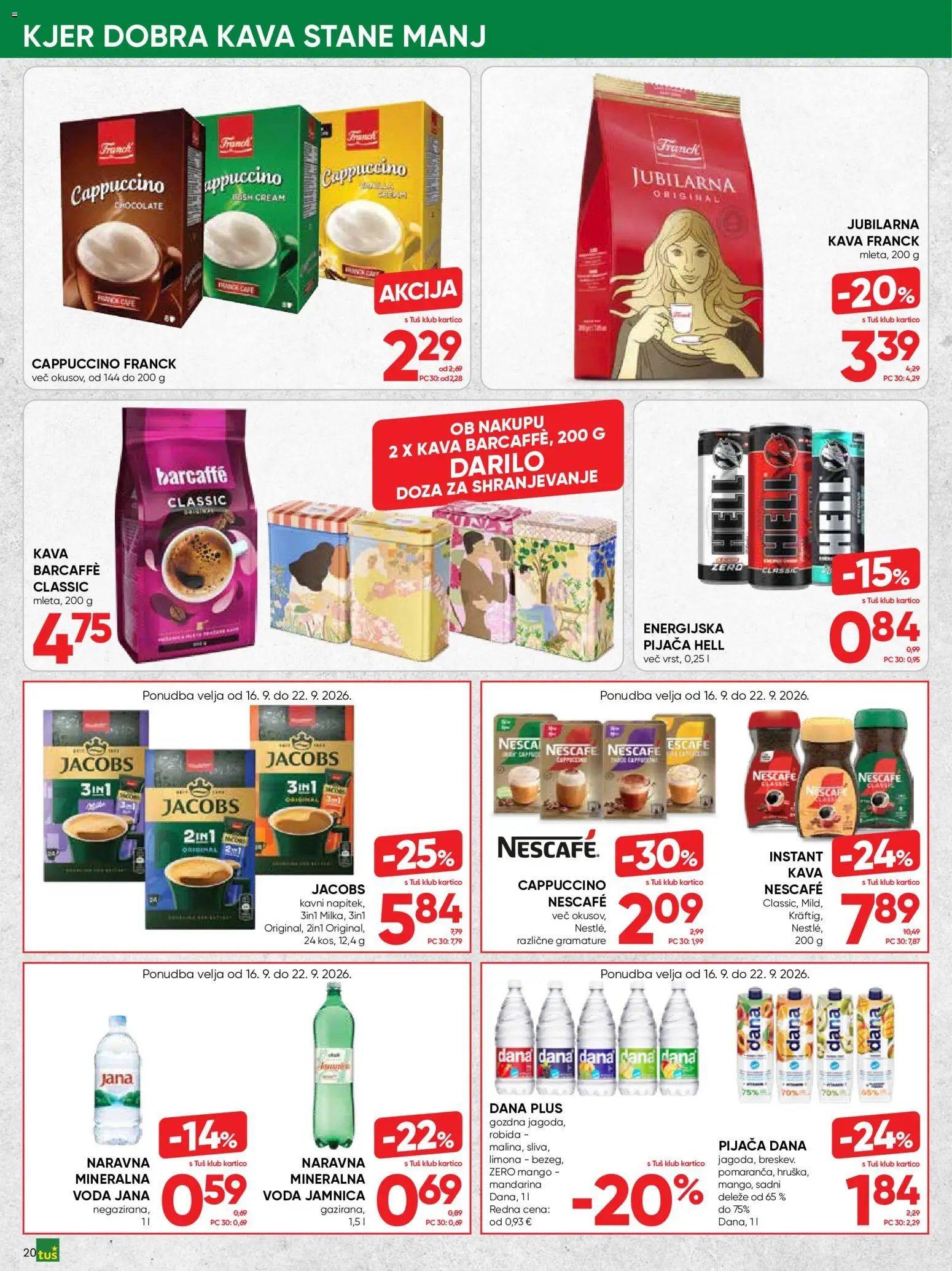 Tuš katalog