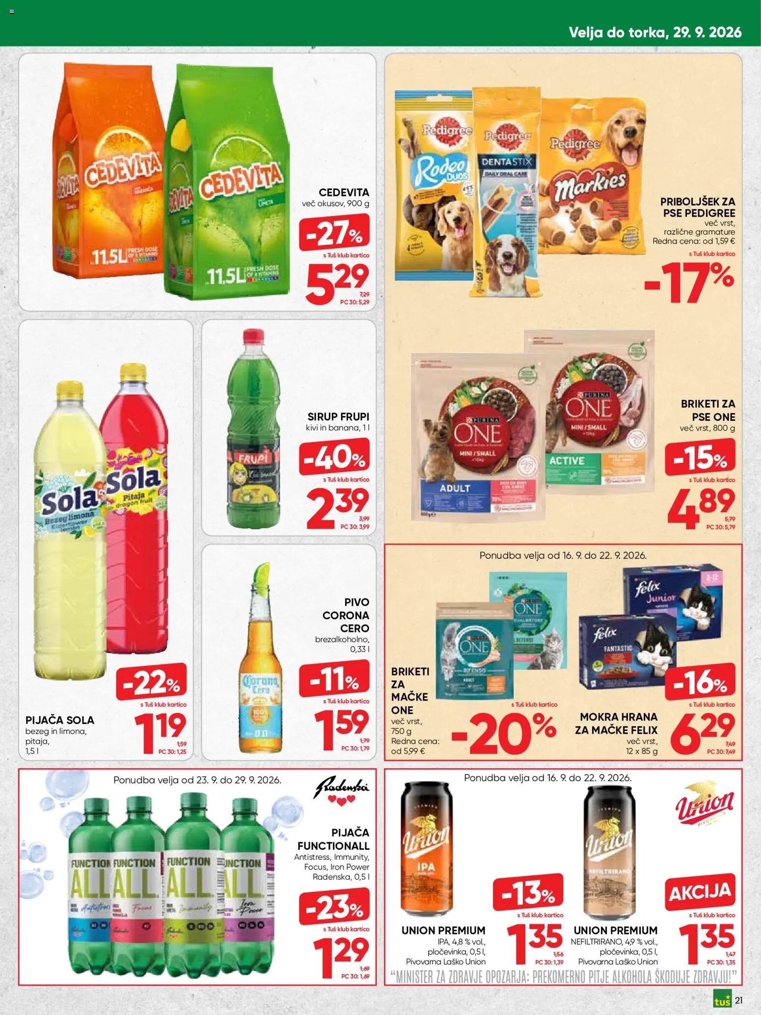 Tuš katalog