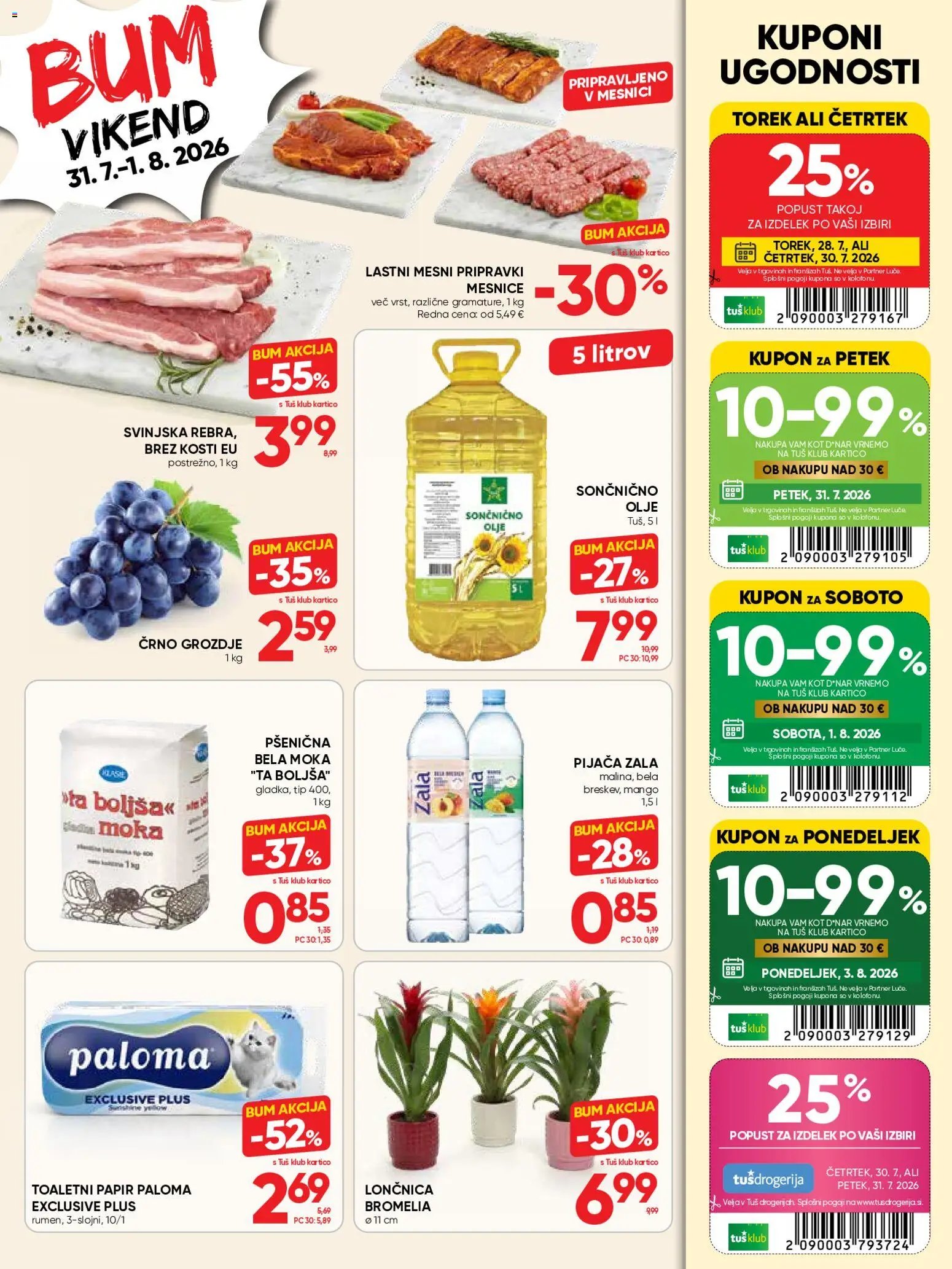 Tuš katalog