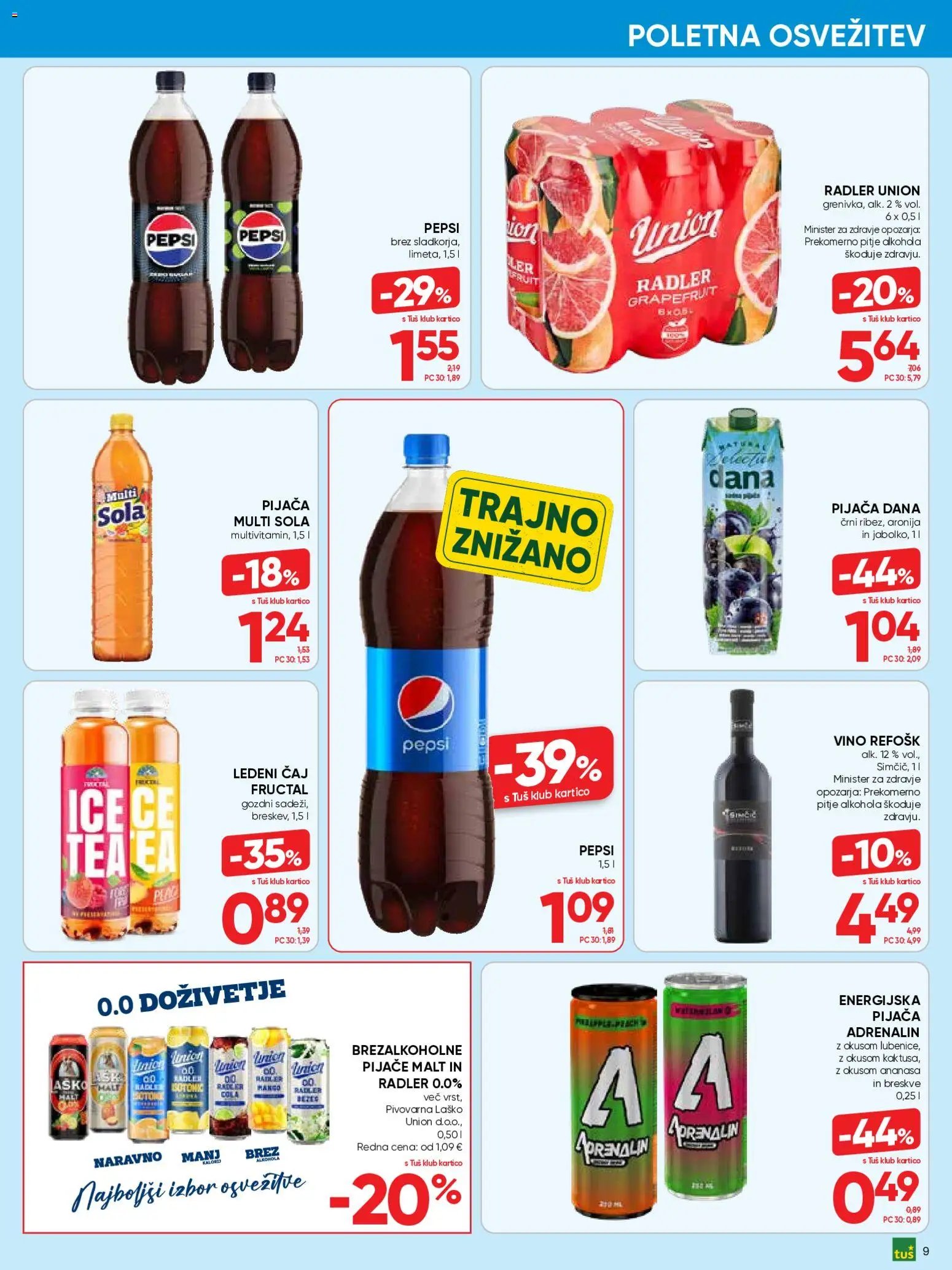 Tuš katalog