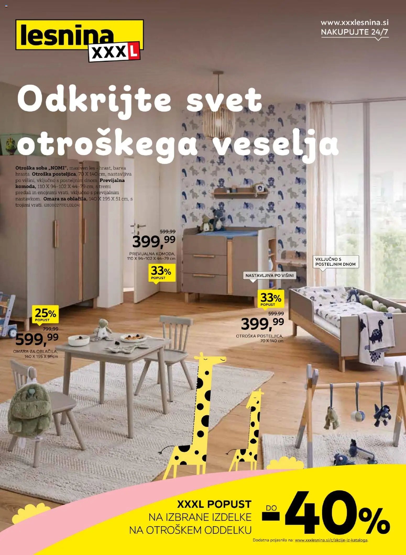 XXXL Lesnina katalog svet otroškega (2026-05-04 - 2026-05-28)