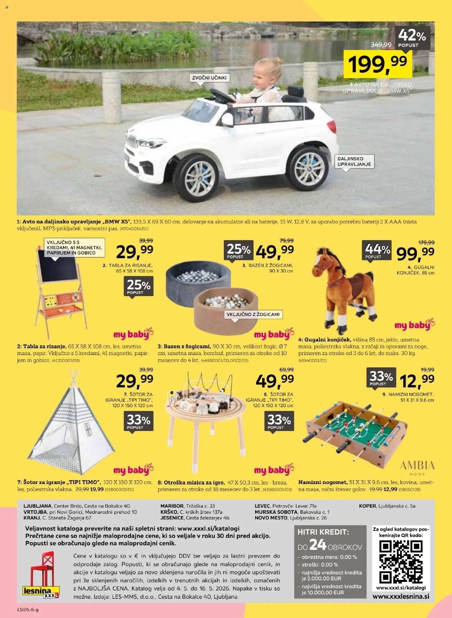 XXXL Lesnina katalog svet otroškega (2026-05-04 - 2026-05-28)