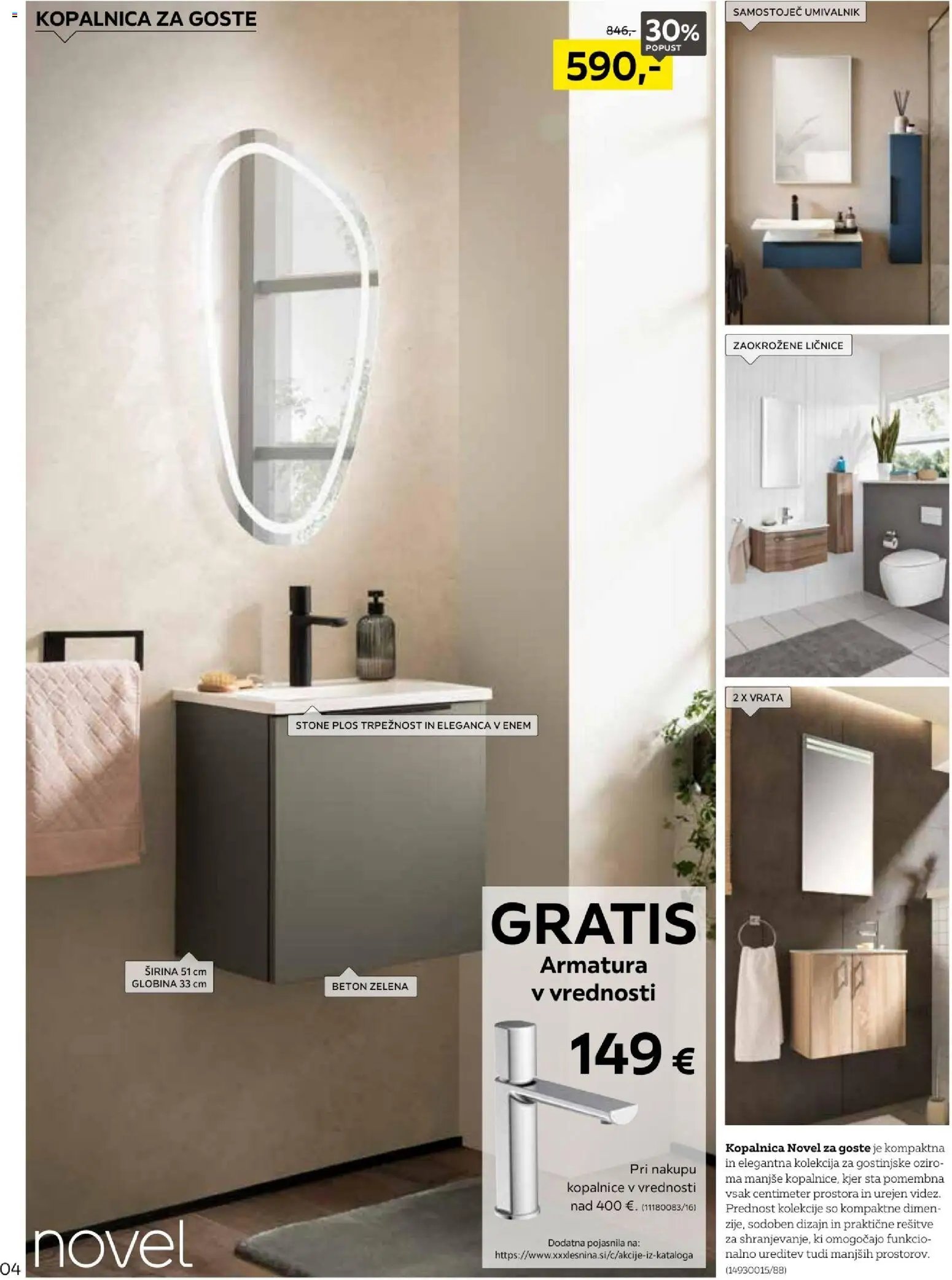 XXXL Lesnina katalog nova kopalnica še pred zimo