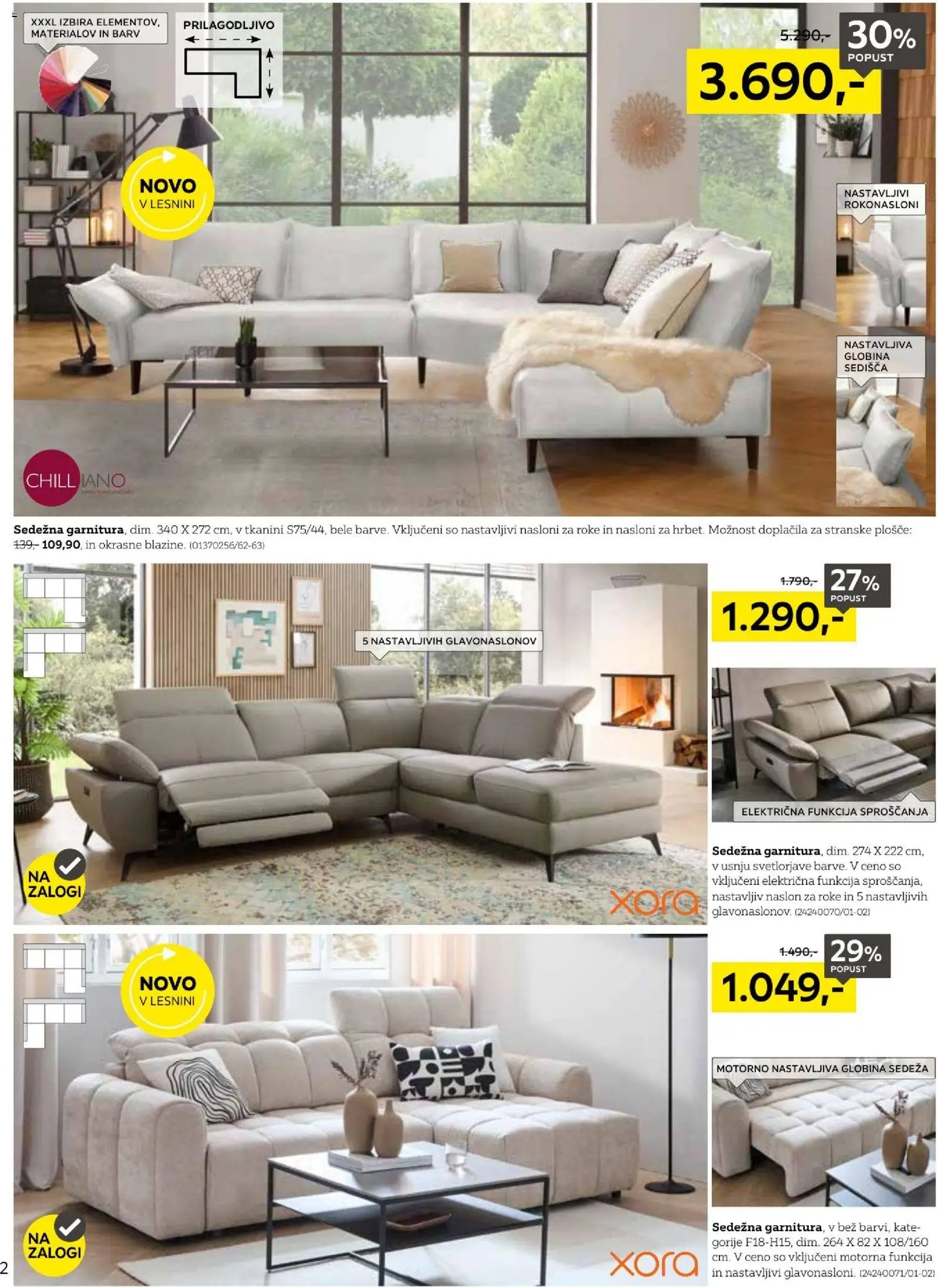 XXXL Lesnina katalog sveži trendi za sodoben dom (2026-02-17 - 2026-02-28)