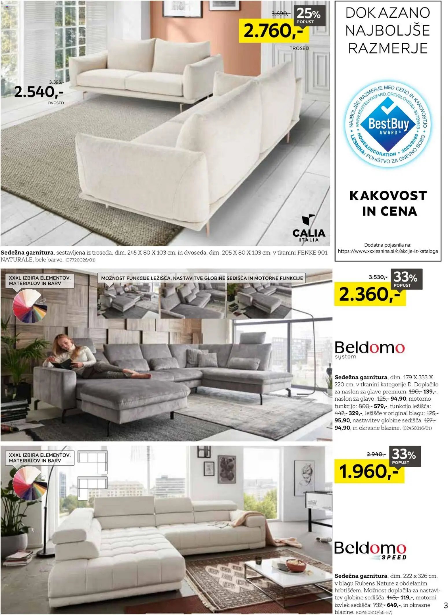 XXXL Lesnina katalog sveži trendi za sodoben dom (2026-02-17 - 2026-02-28)