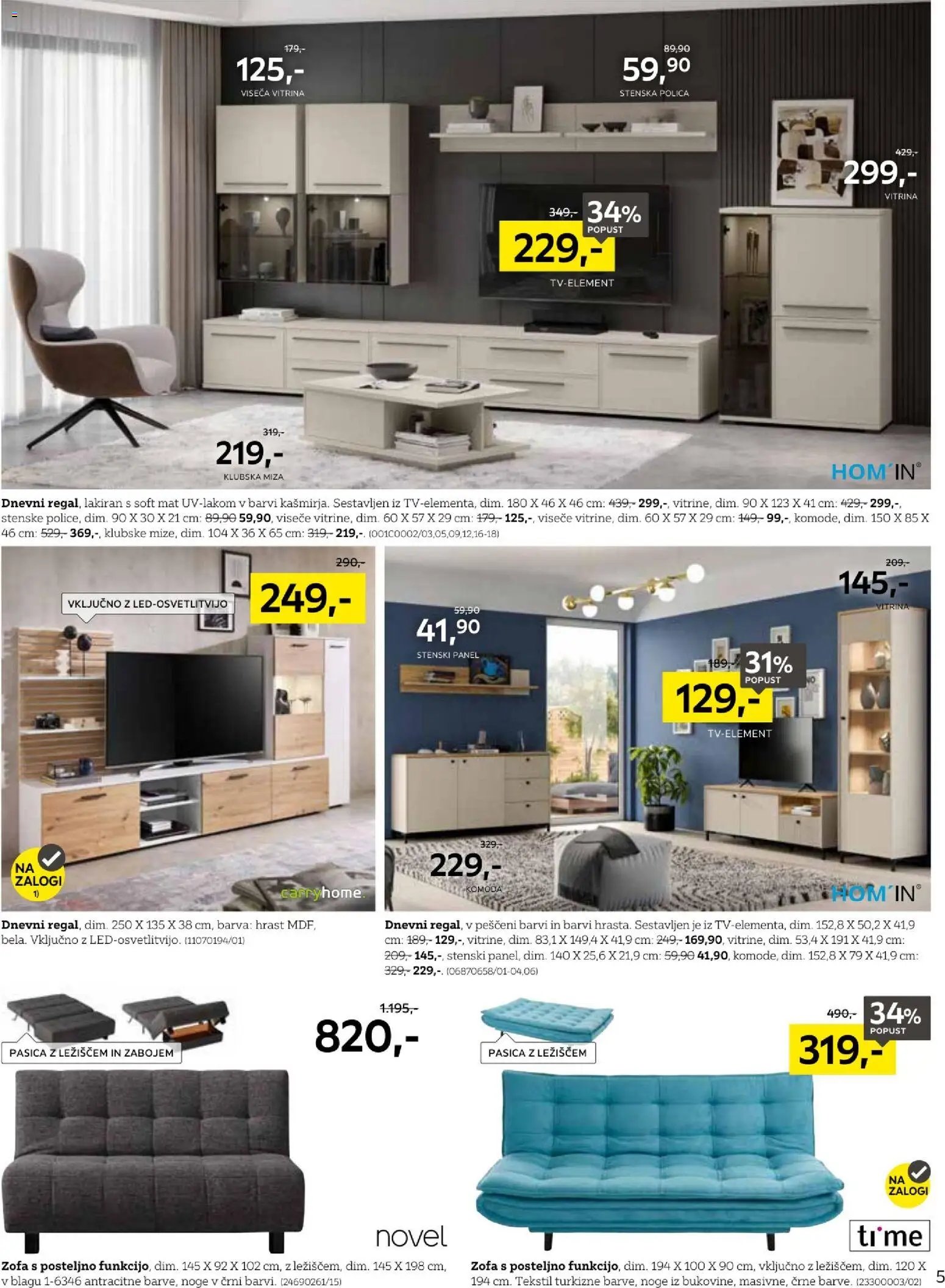 XXXL Lesnina katalog sveži trendi za sodoben dom (2026-02-17 - 2026-02-28)