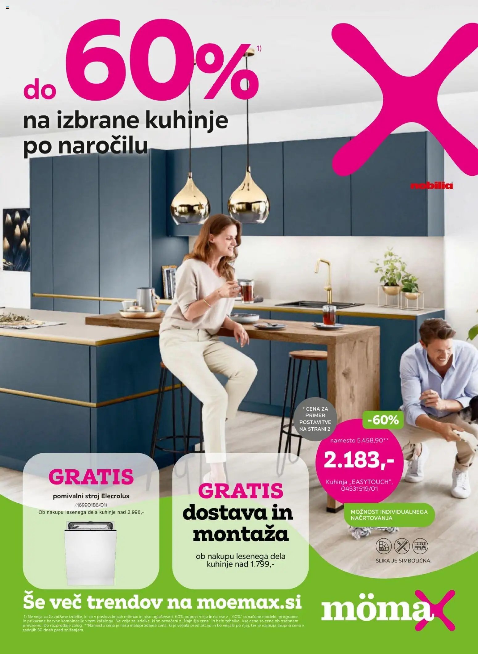 Mömax katalog do -60% na izbrane kuhinje po naročilu (2025-12-01 - 2025-12-30)