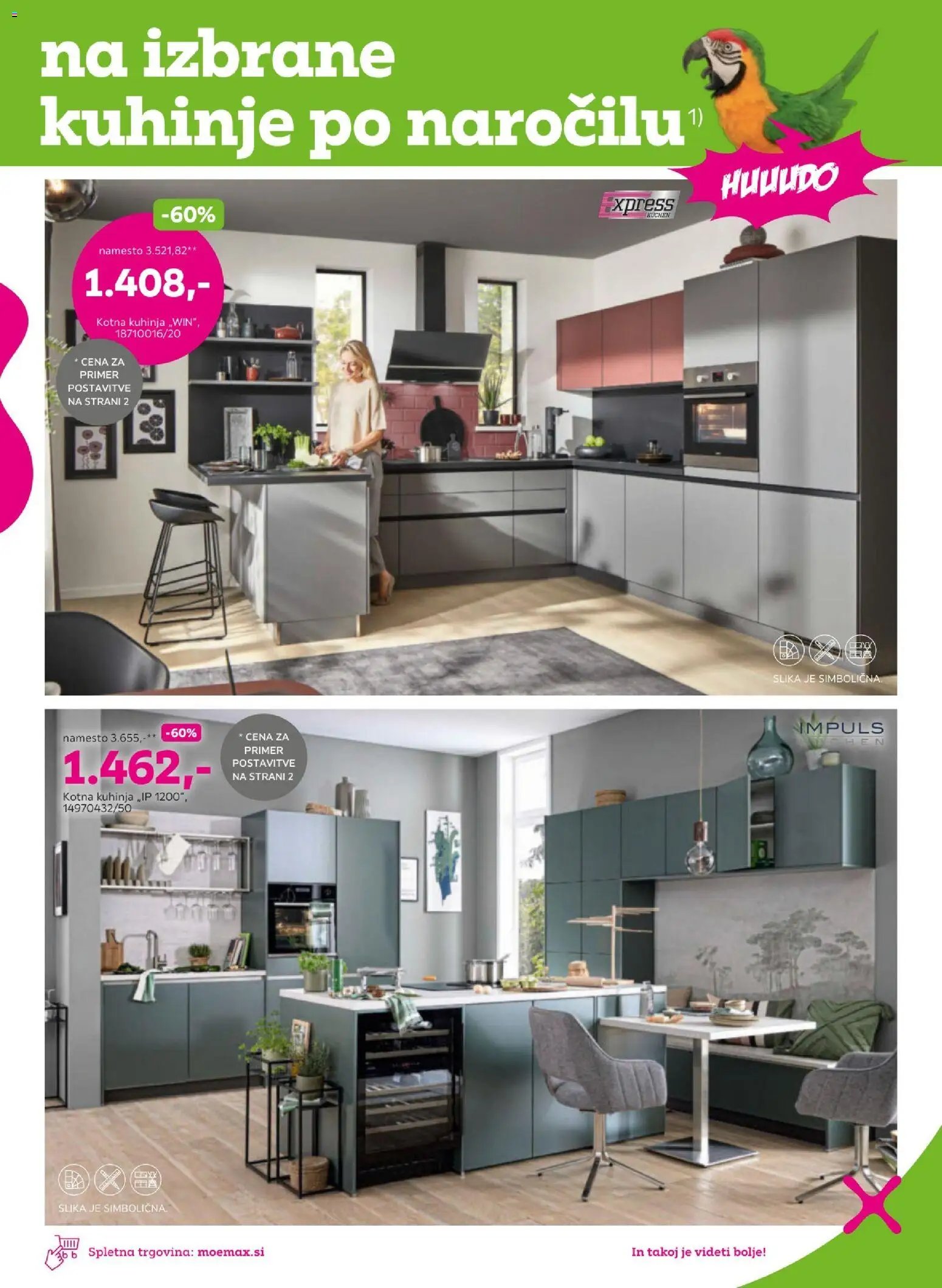 Mömax katalog do -60% na izbrane kuhinje po naročilu (2025-12-01 - 2025-12-30)