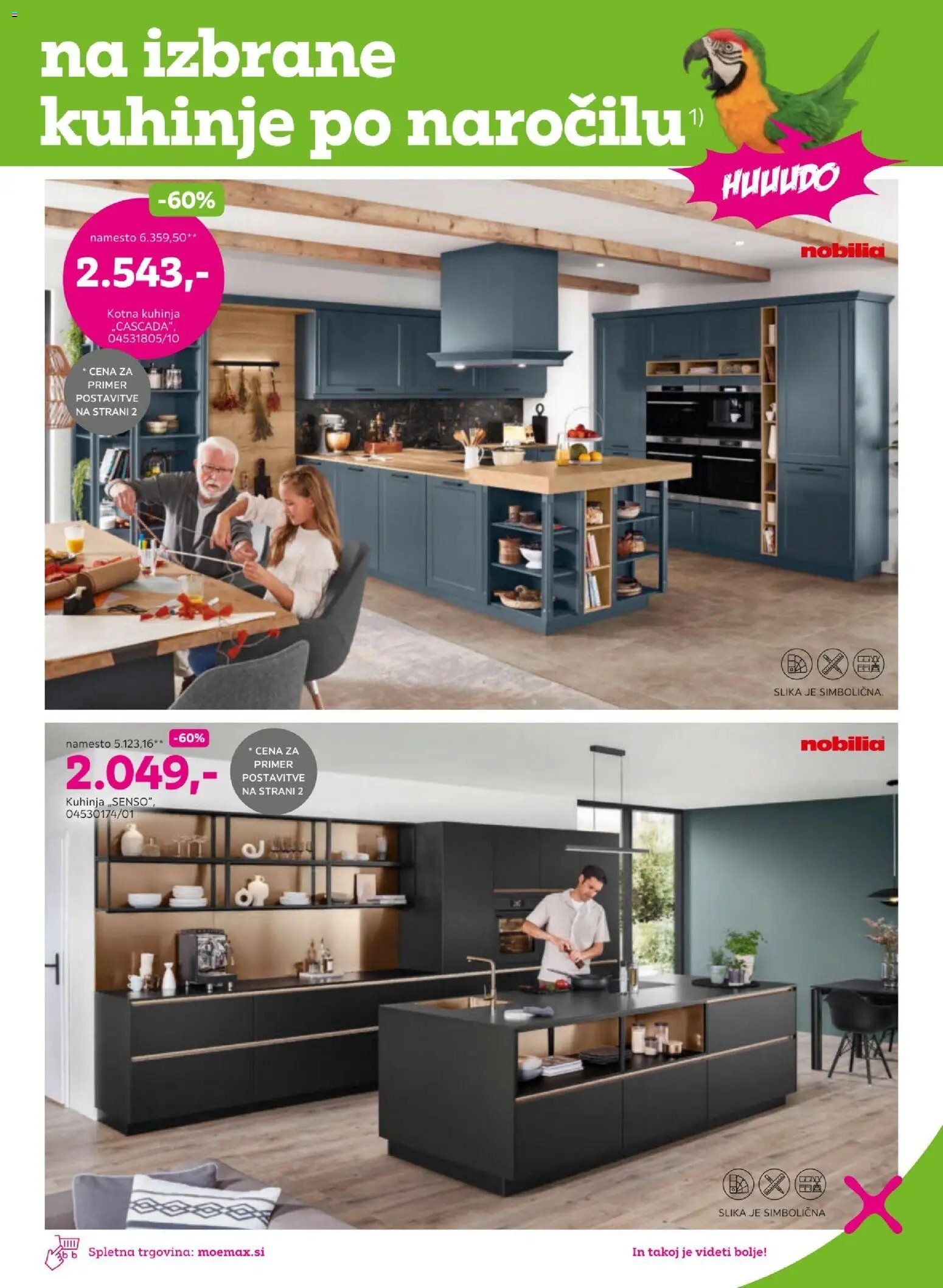 Mömax katalog do -60% na izbrane kuhinje po naročilu (2025-12-01 - 2025-12-30)