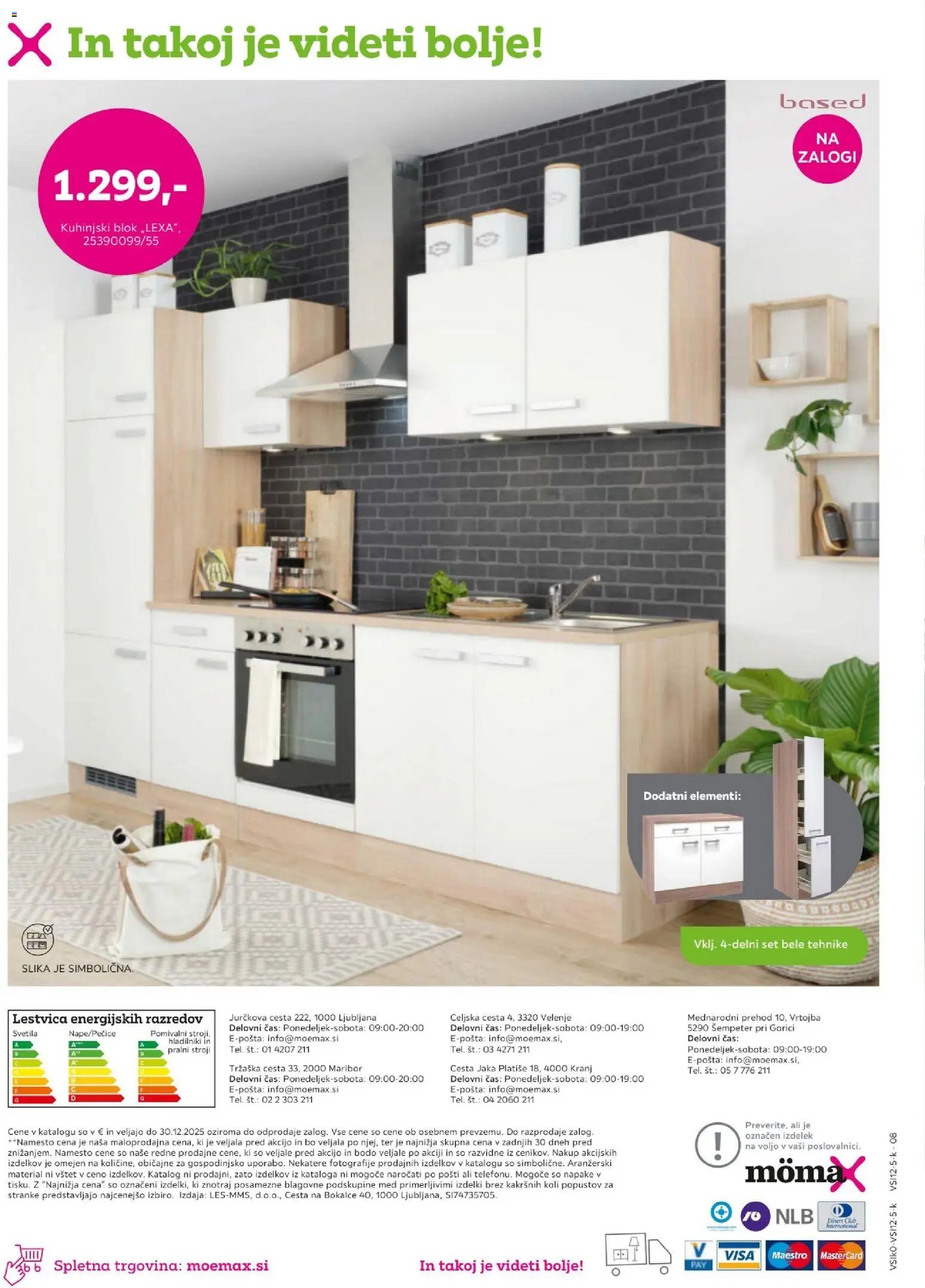 Mömax katalog do -60% na izbrane kuhinje po naročilu (2025-12-01 - 2025-12-30)