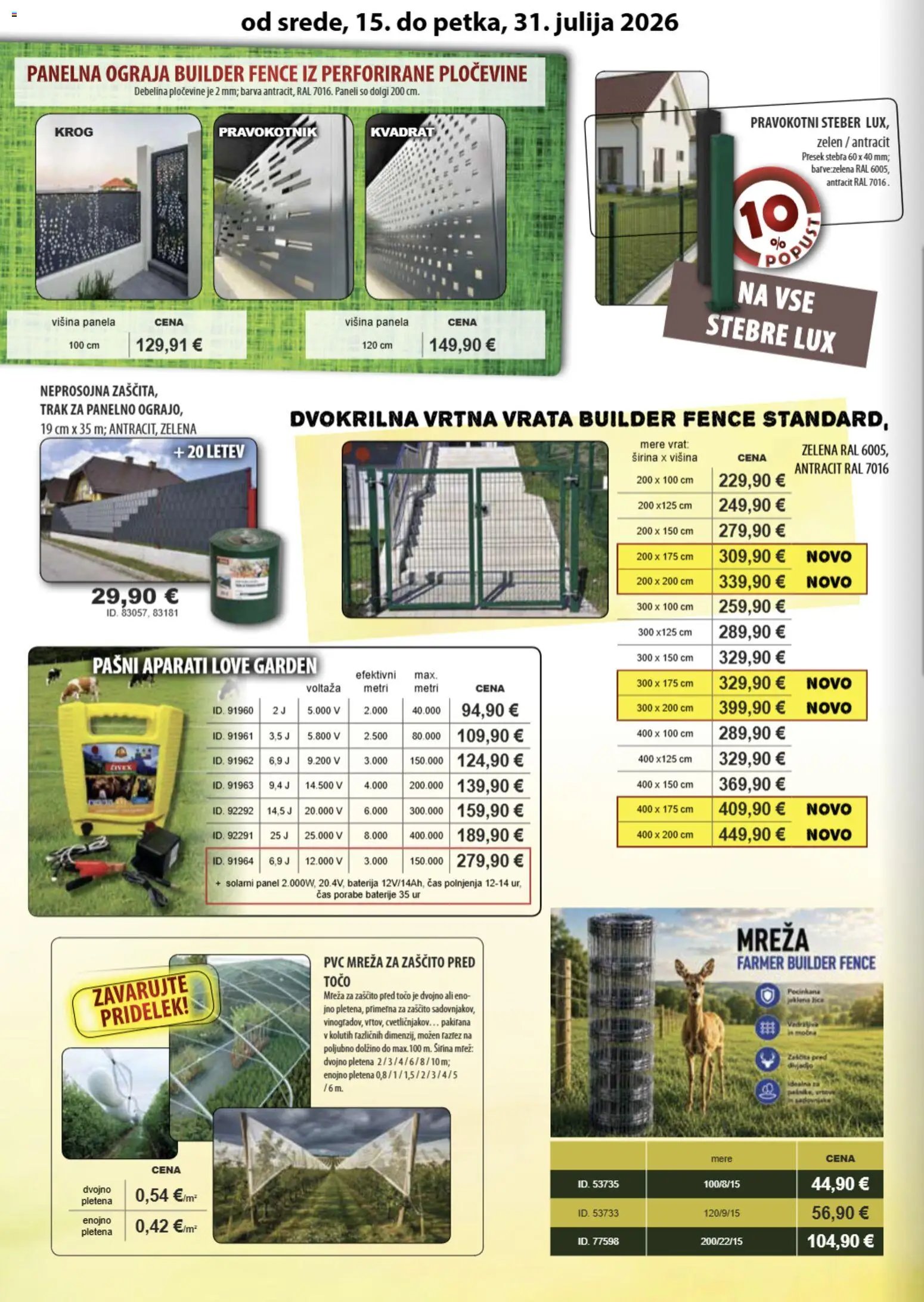 Živex katalog