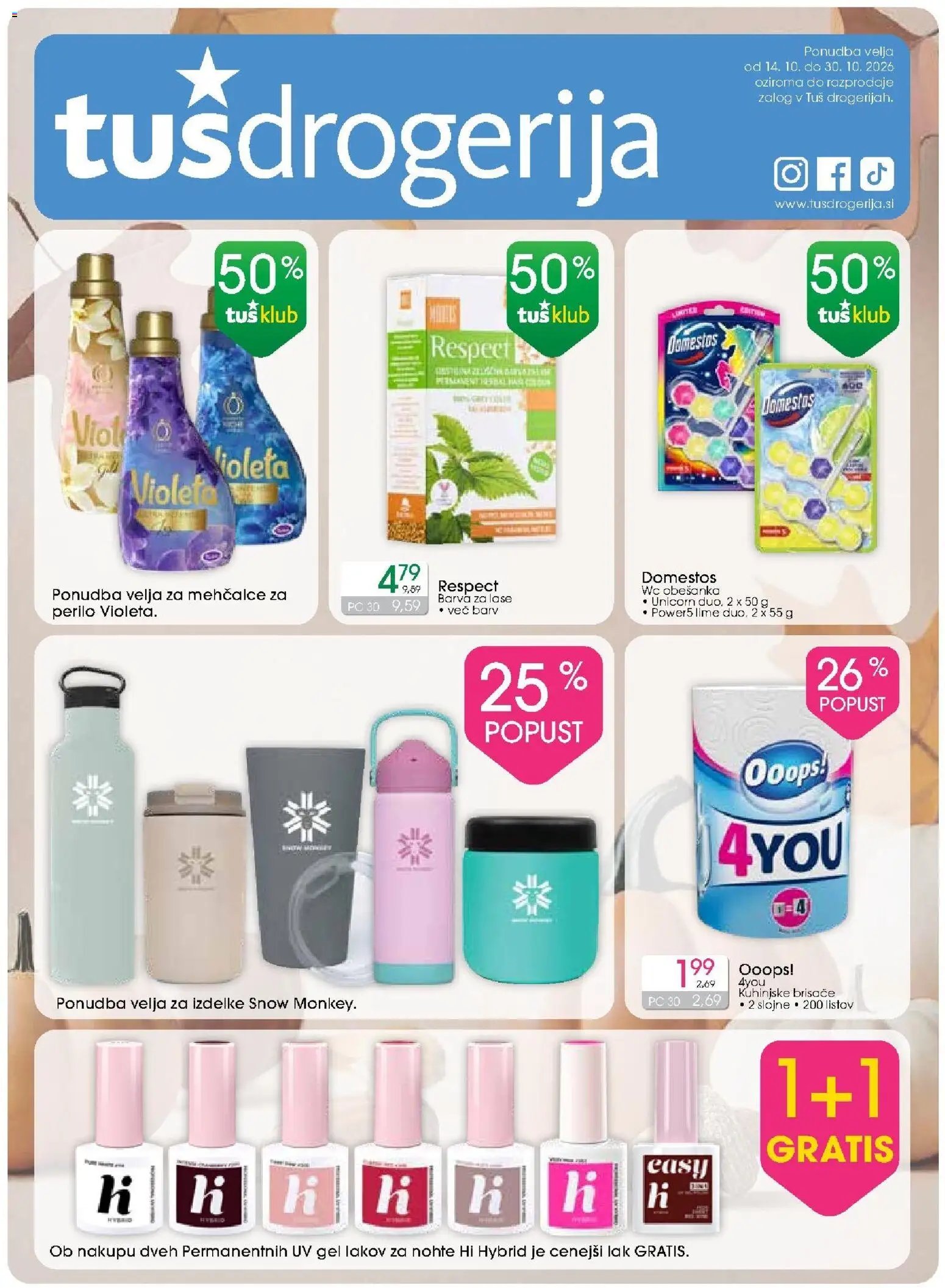 Tuš drogerija katalog