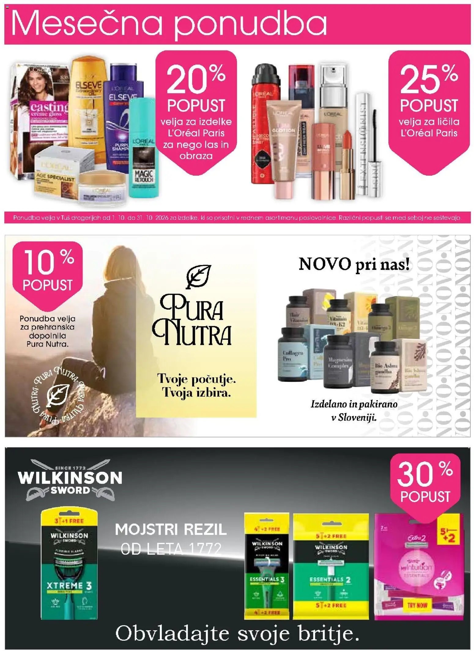 Tuš drogerija katalog