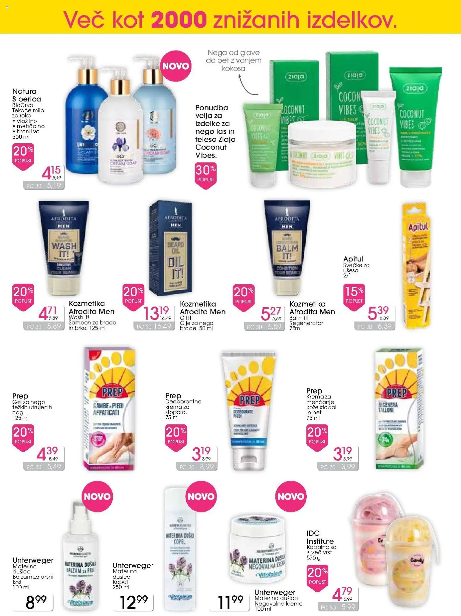 Tuš drogerija katalog
