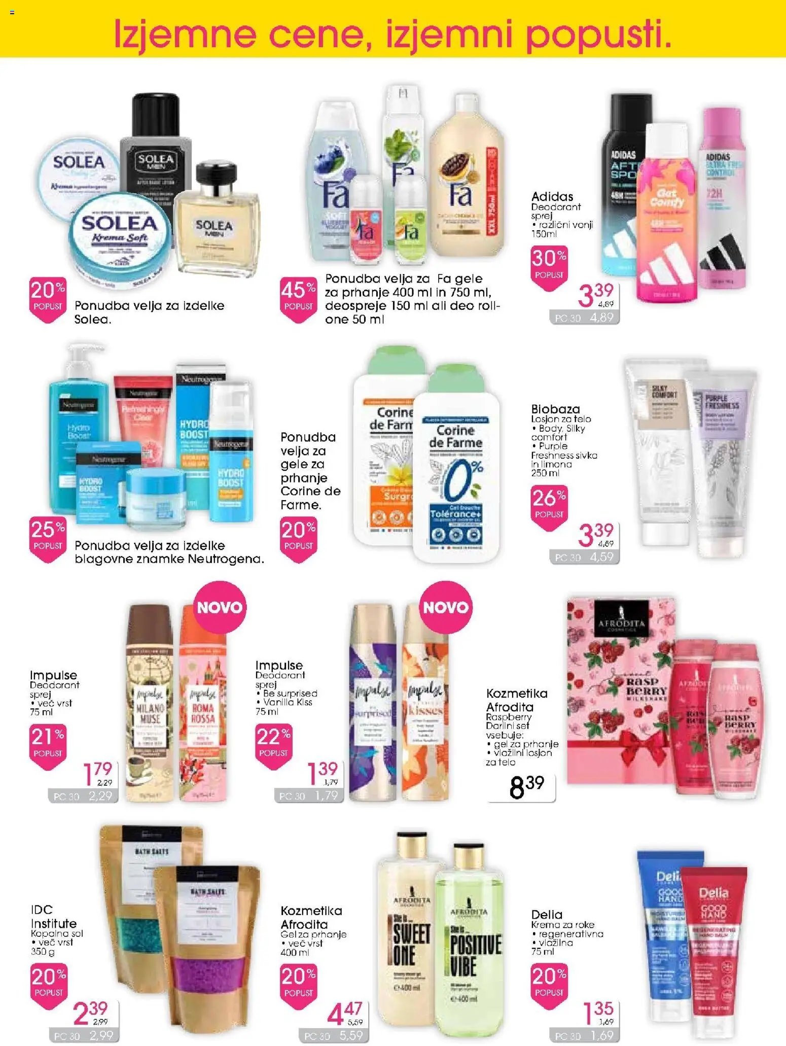 Tuš drogerija katalog