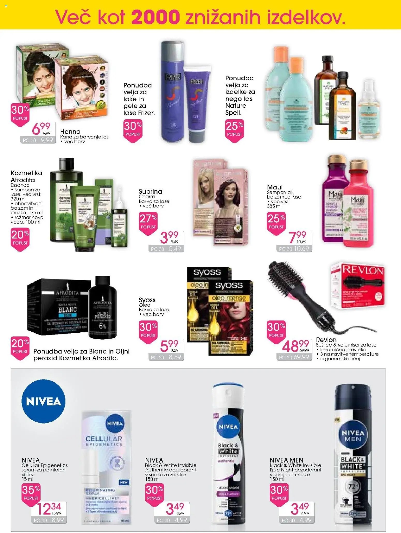 Tuš drogerija katalog