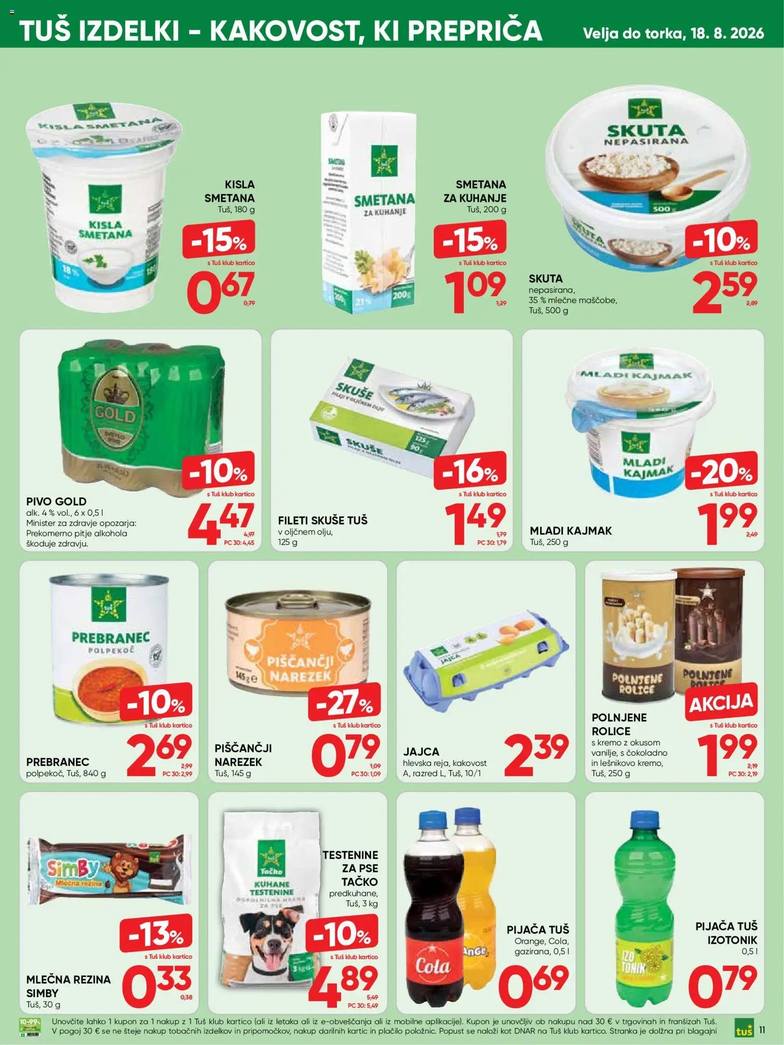 Tuš katalog
