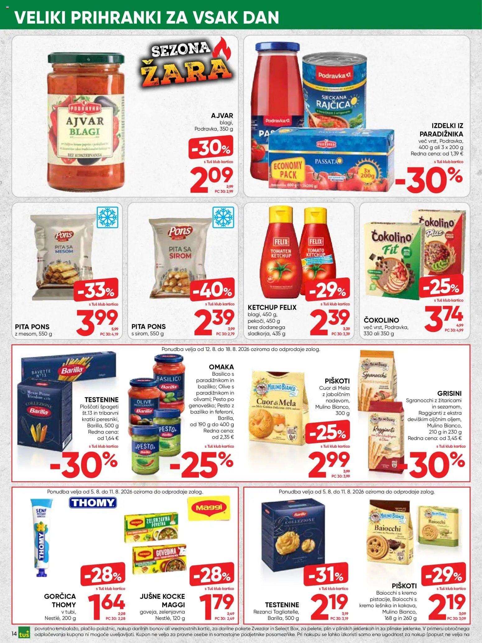 Tuš katalog