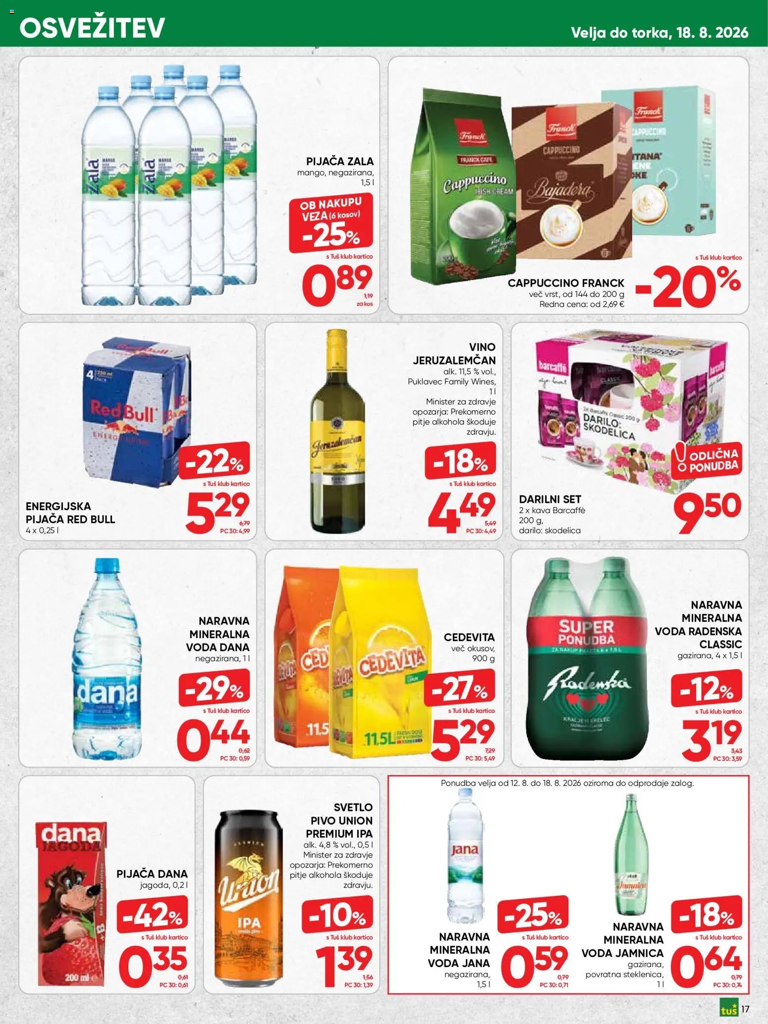 Tuš katalog