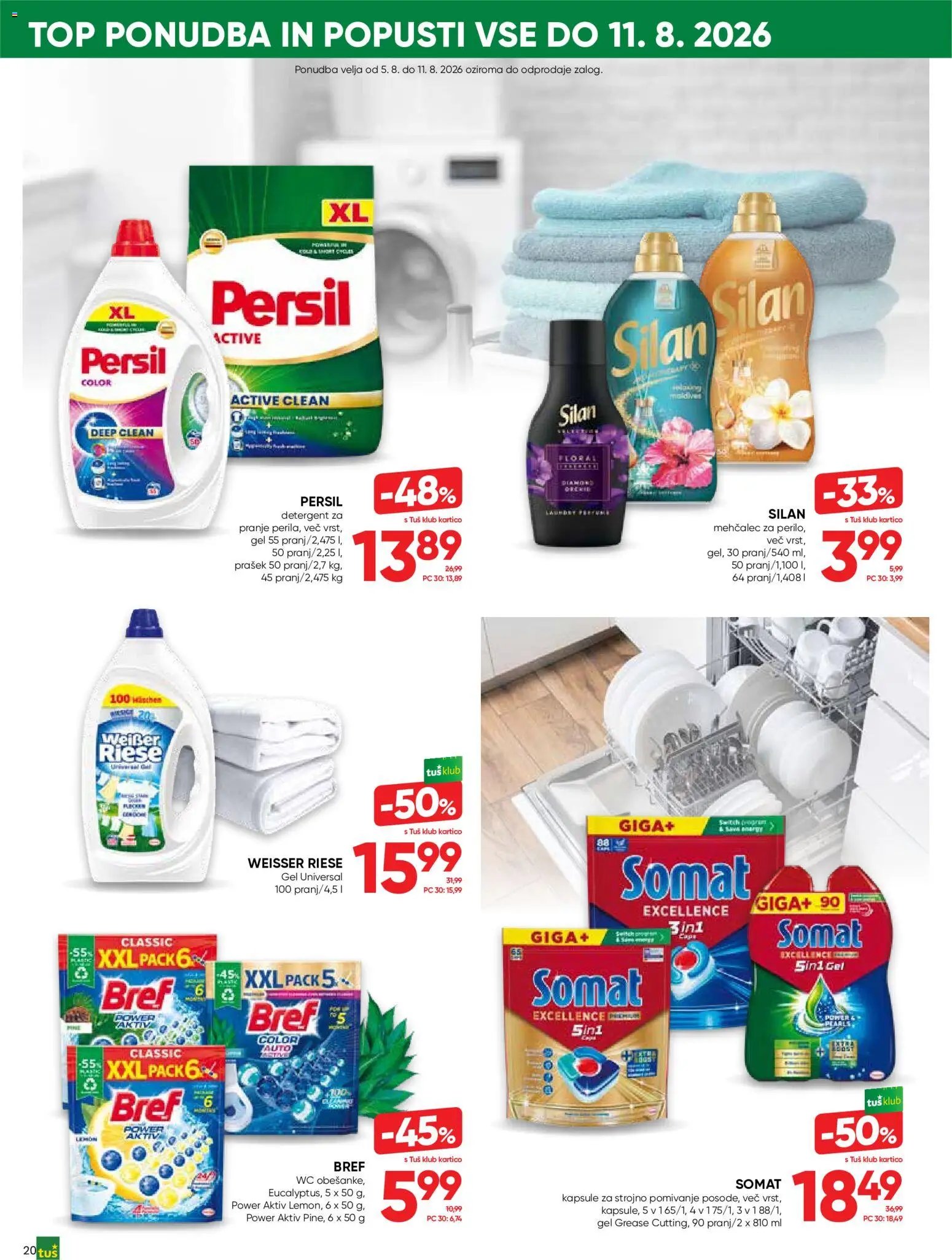 Tuš katalog