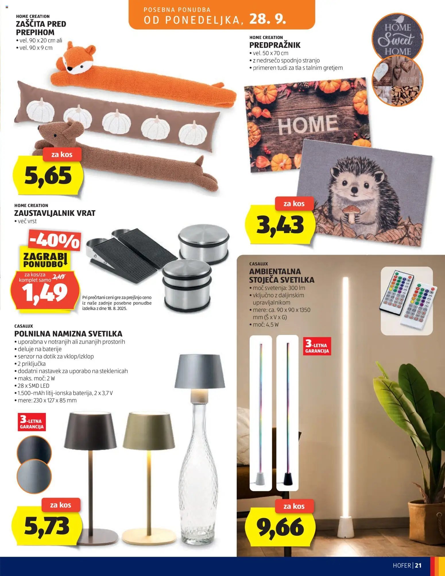 Hofer katalog