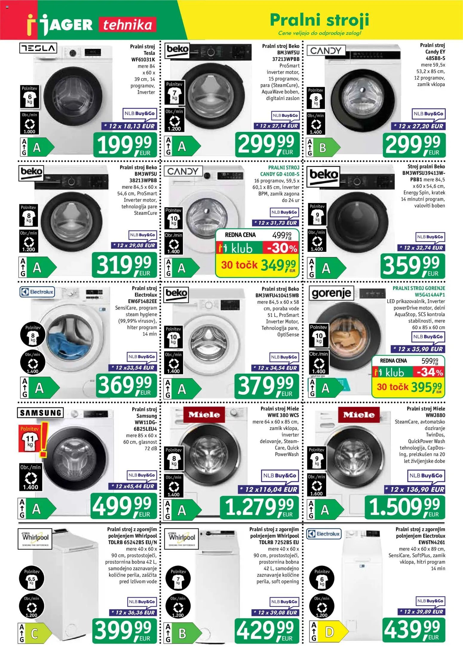 Jager - Katalog tehnika