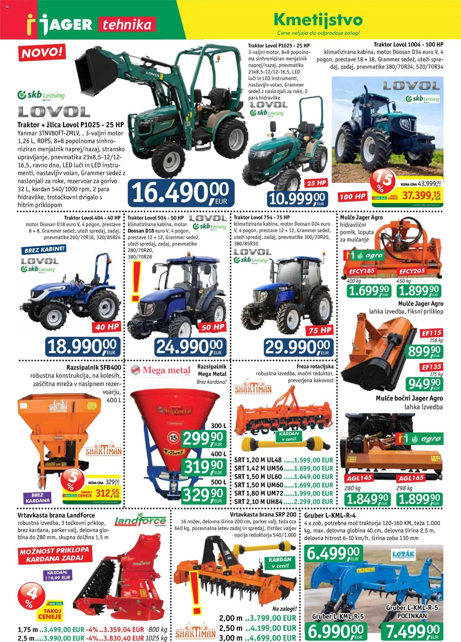 Jager - Katalog tehnika