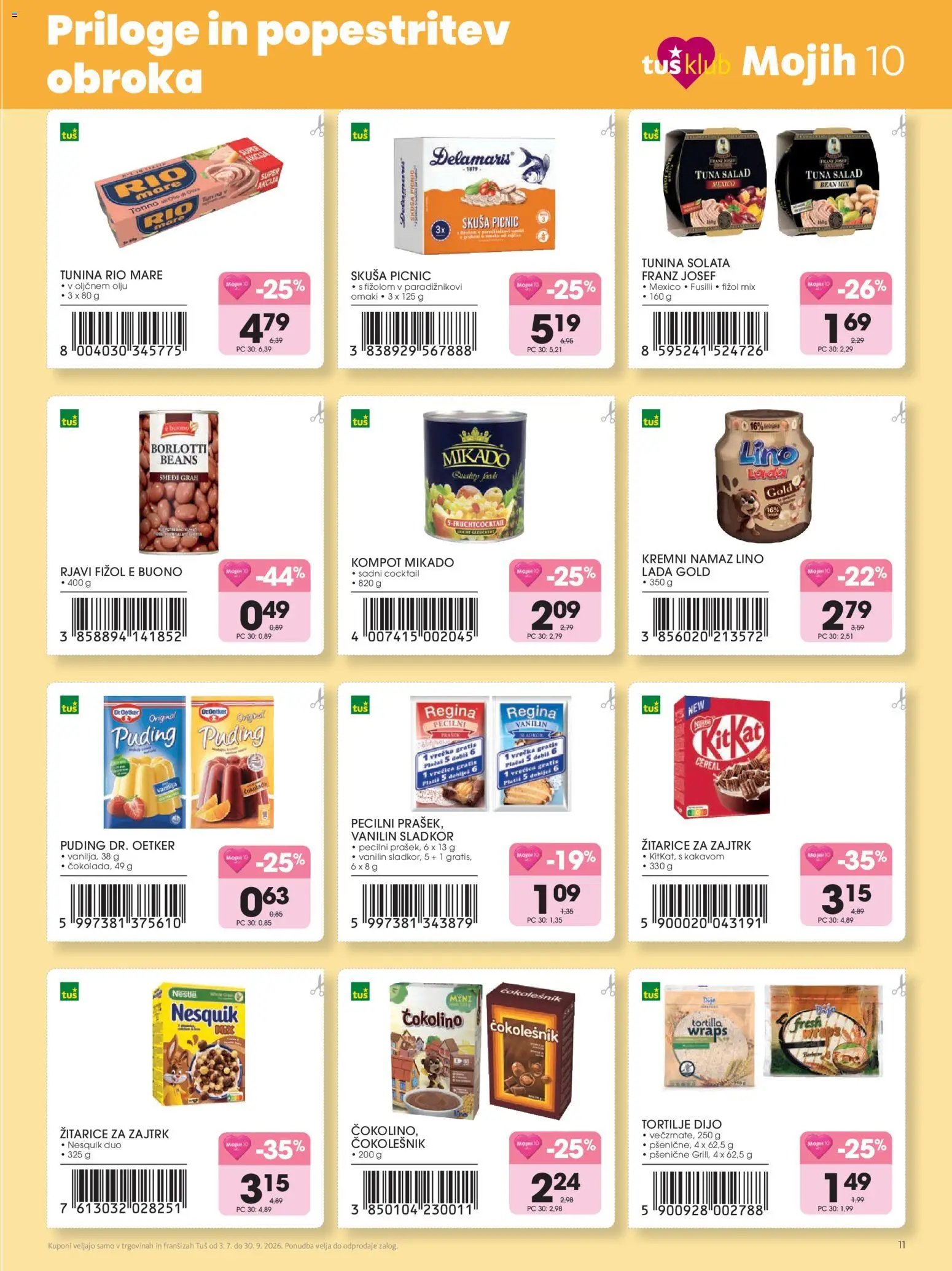 Tuš katalog mojih 10