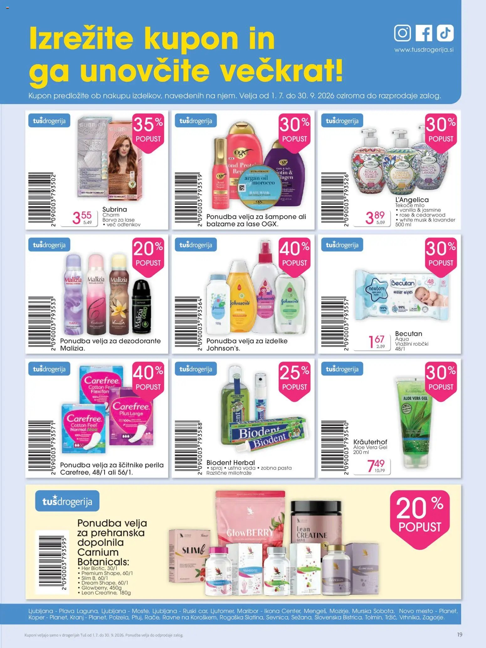 Tuš katalog mojih 10