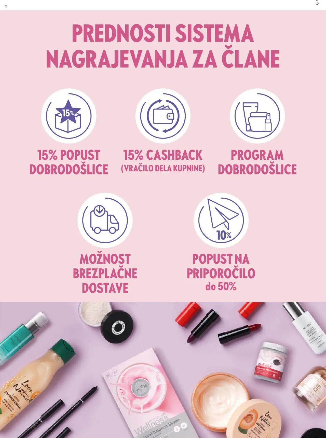 Oriflame katalog sistem nagrajevanja za člane (2023-10-09 - 2025-12-31)
