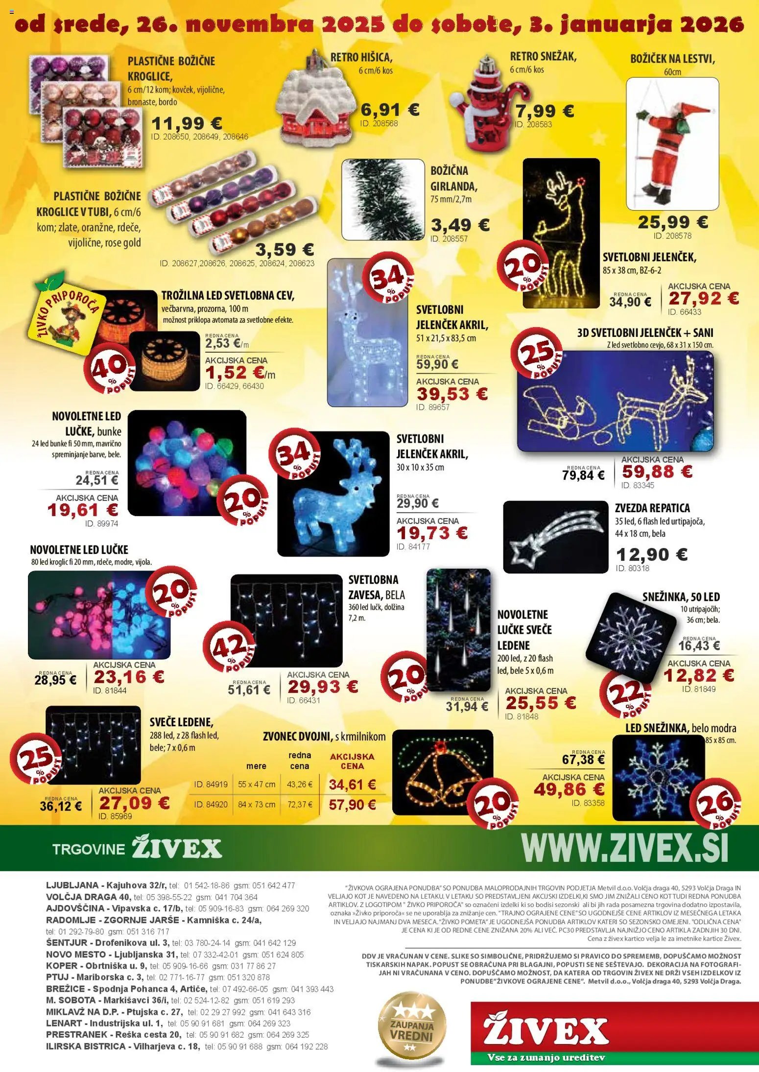 Živex - Black Friday (2025-11-26 - 2025-12-16)