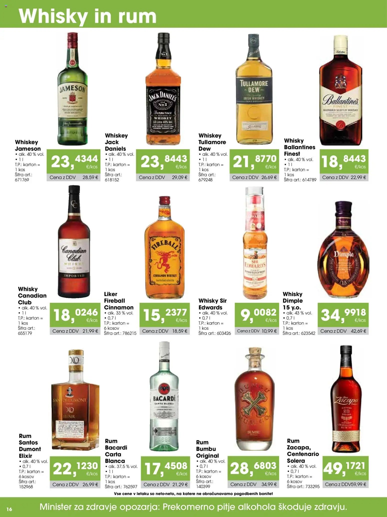 Tuš katalog cash&carry gostinec