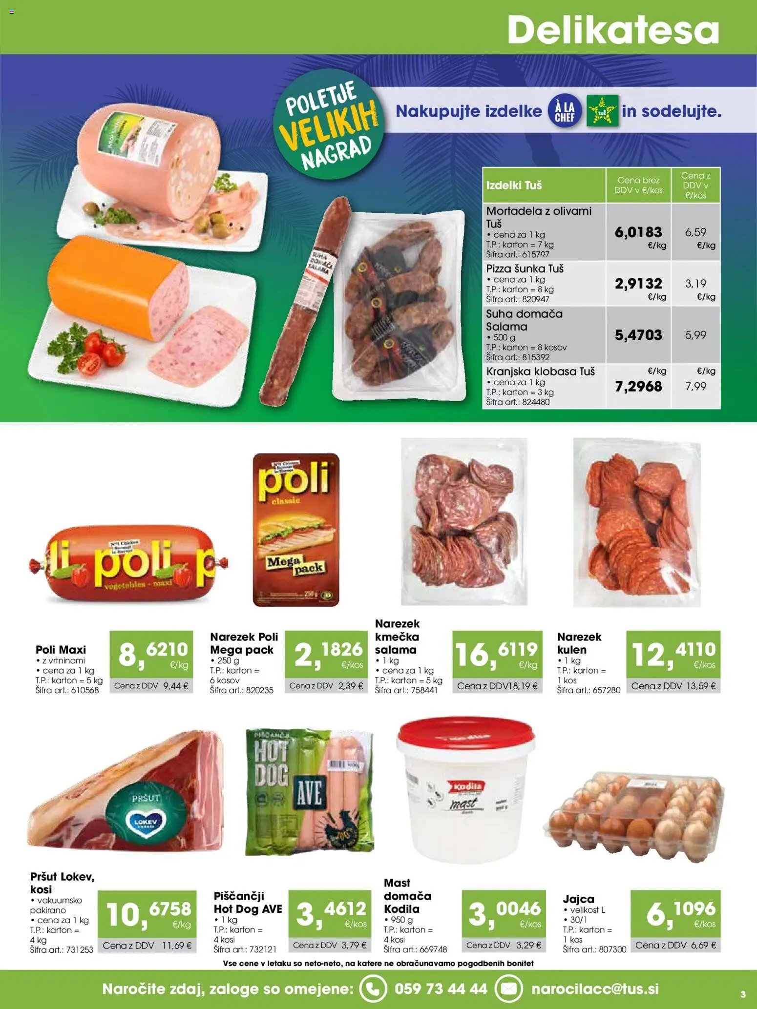 Tuš katalog cash&carry gostinec