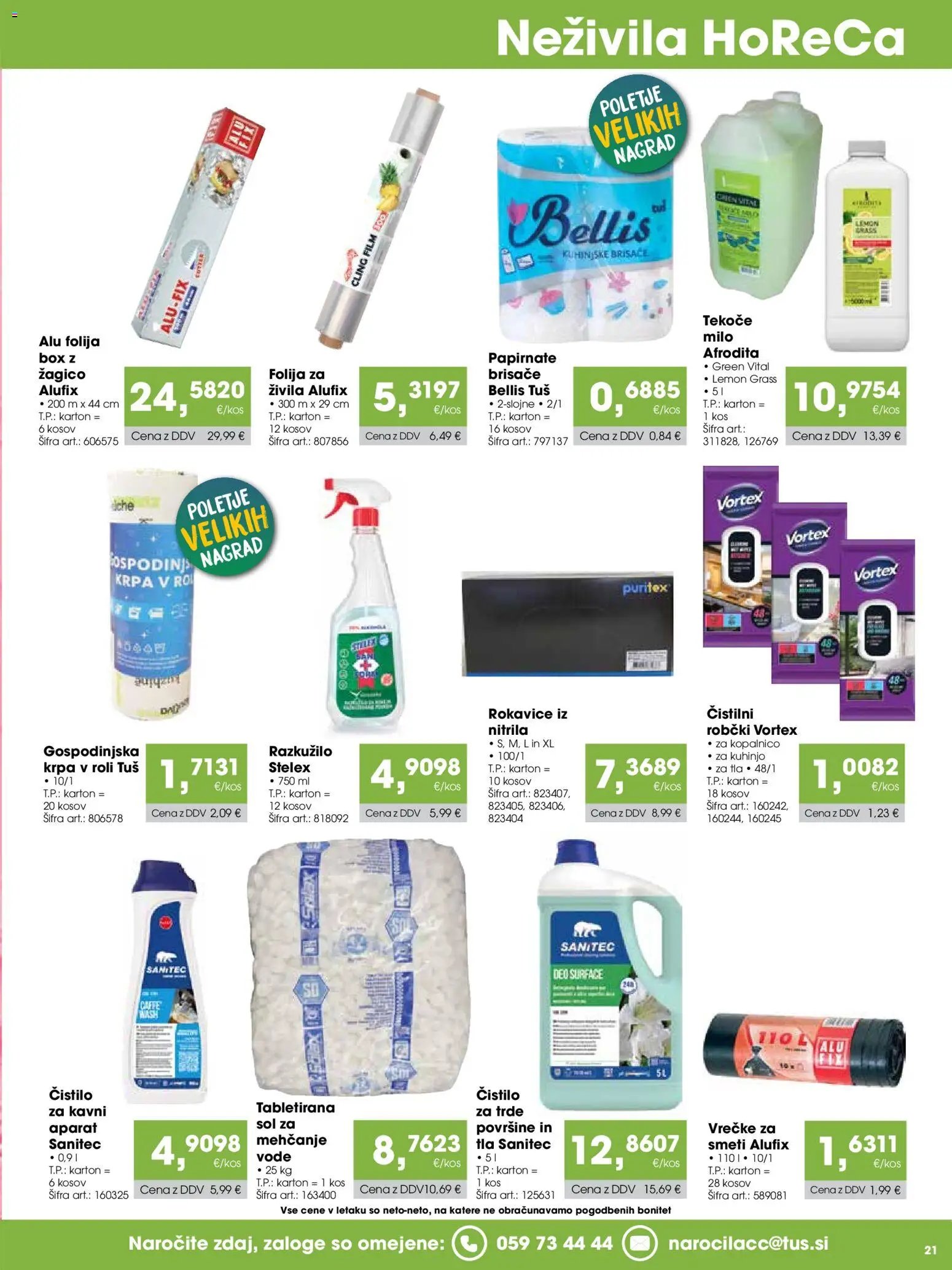 Tuš katalog cash&carry gostinec