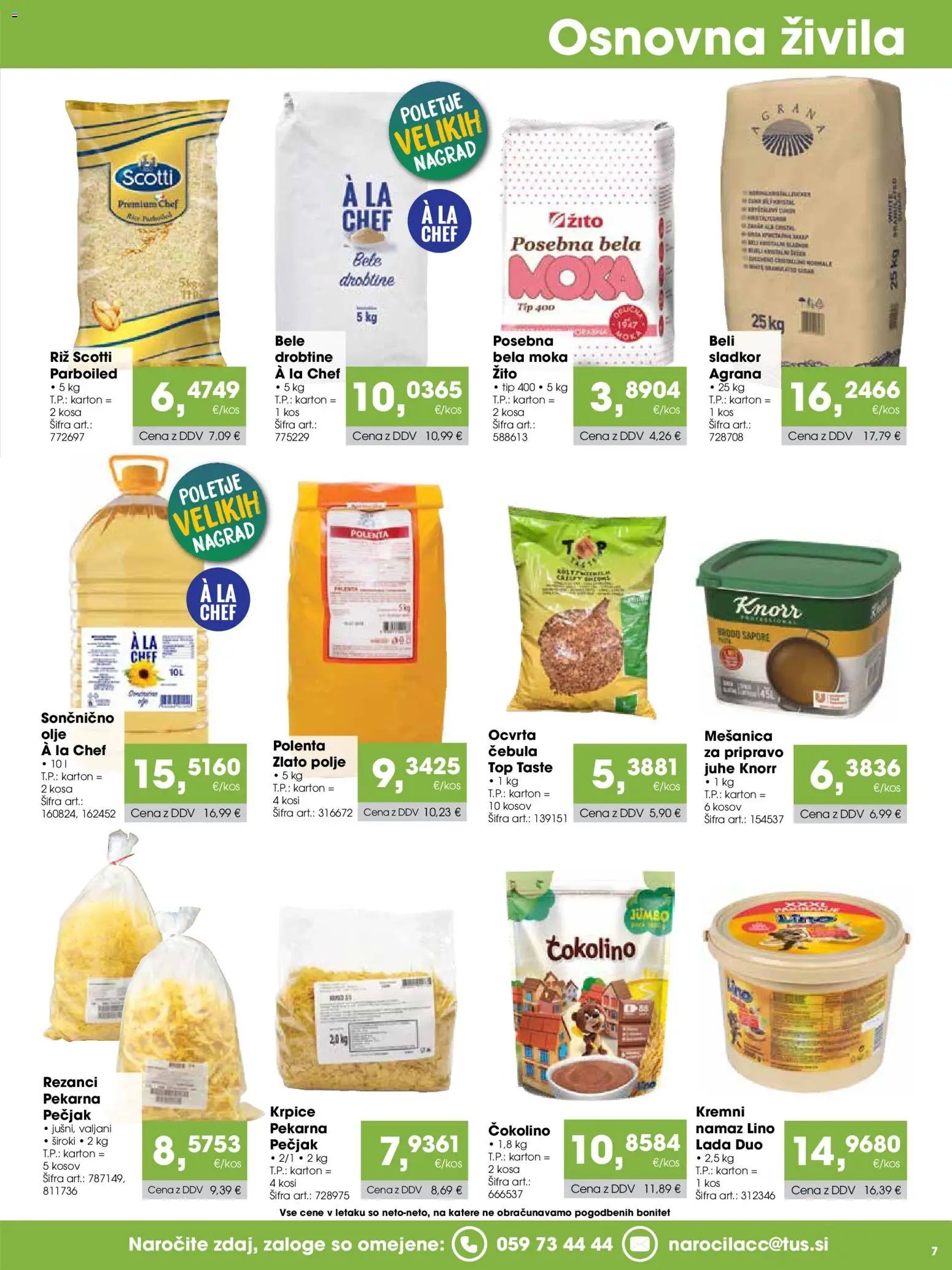 Tuš katalog cash&carry gostinec
