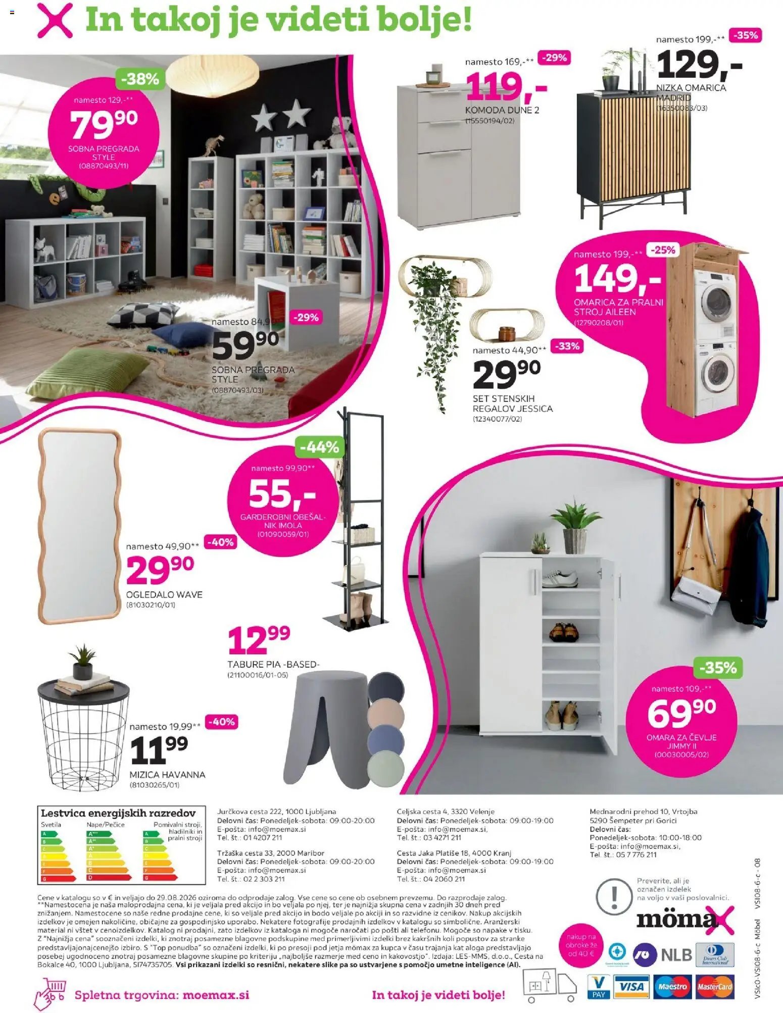 Mömax katalog do -50% na izbrano pohištvo