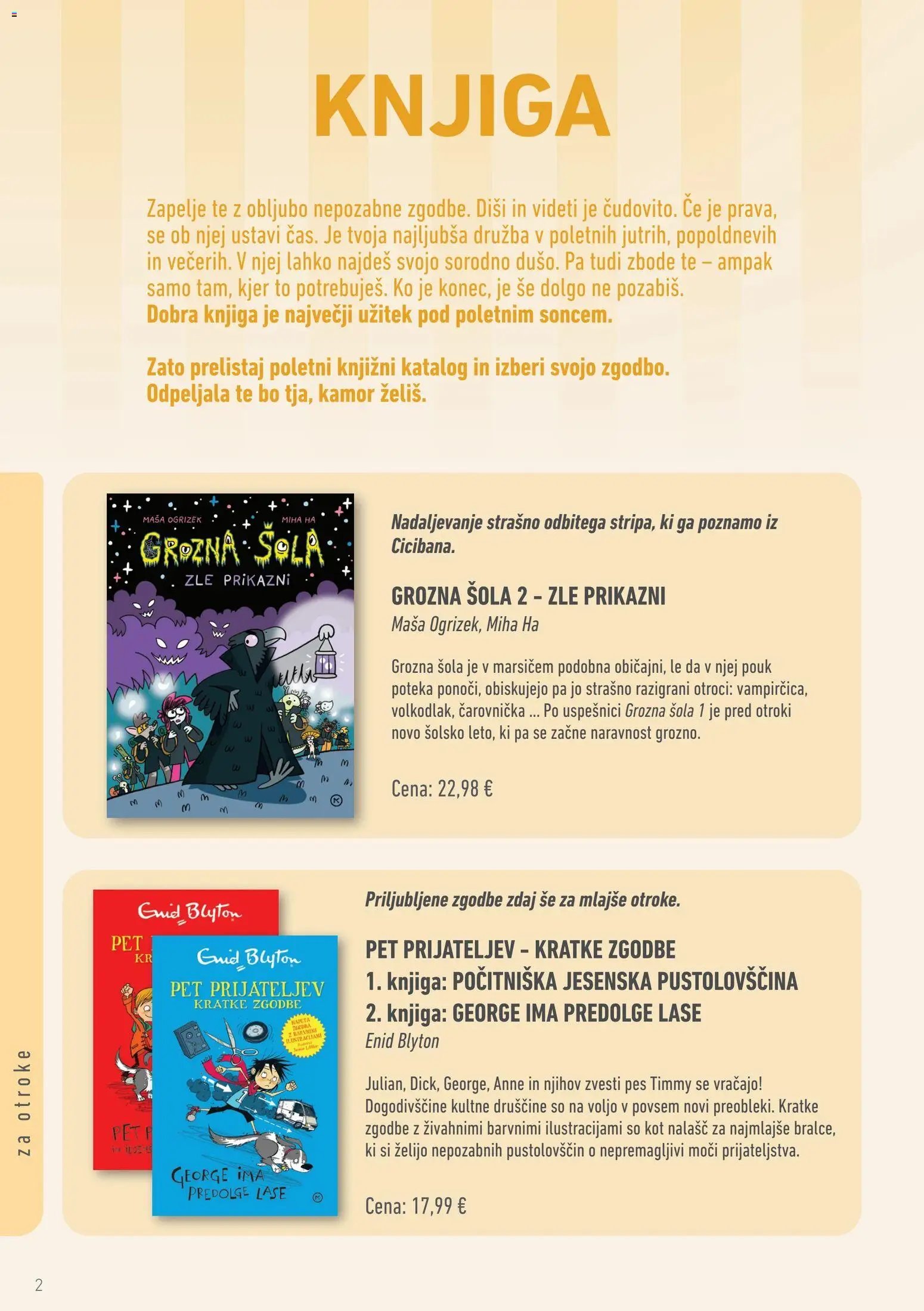 Mladinska Knjiga katalog poletno branje
