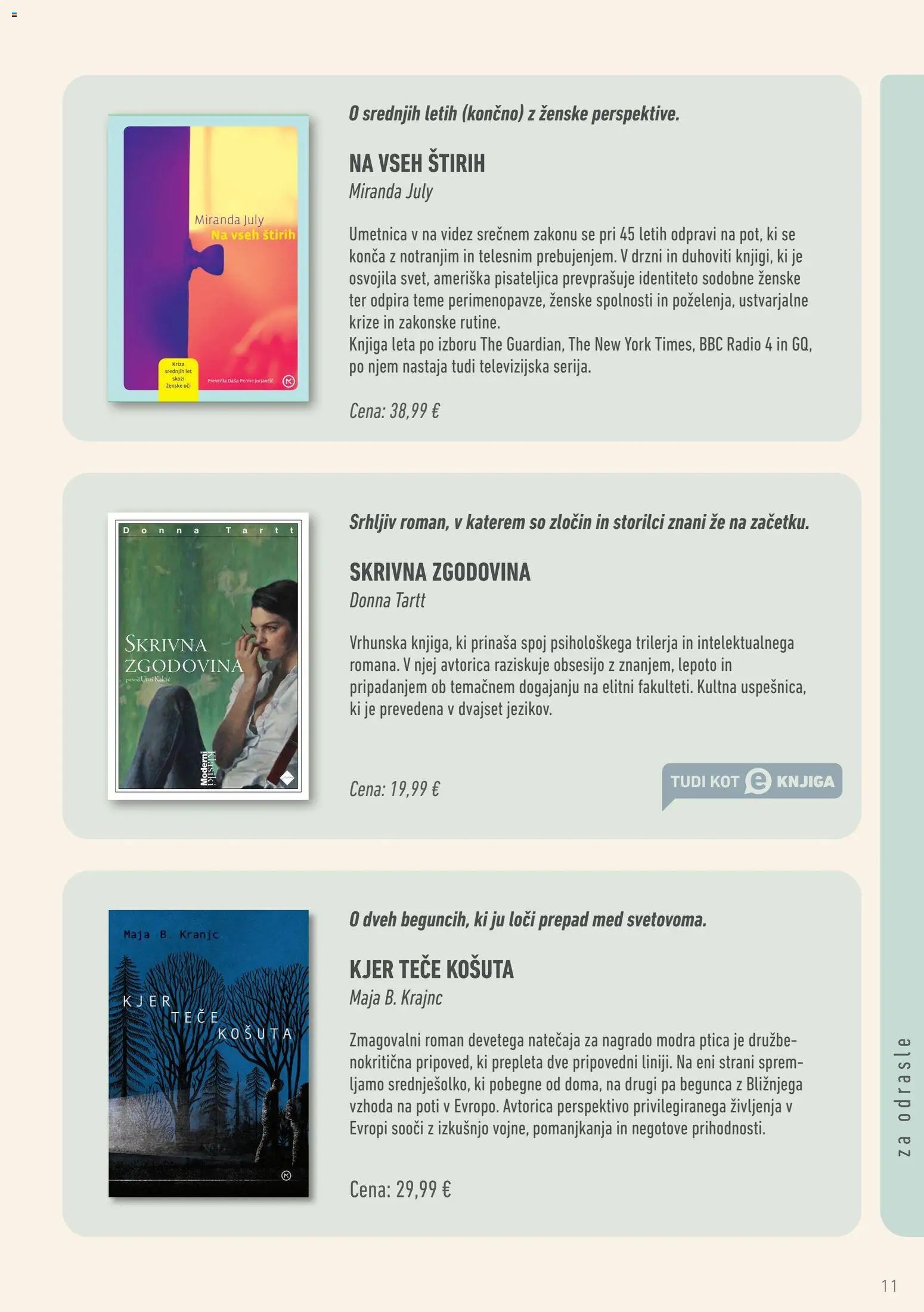 Mladinska Knjiga katalog poletno branje